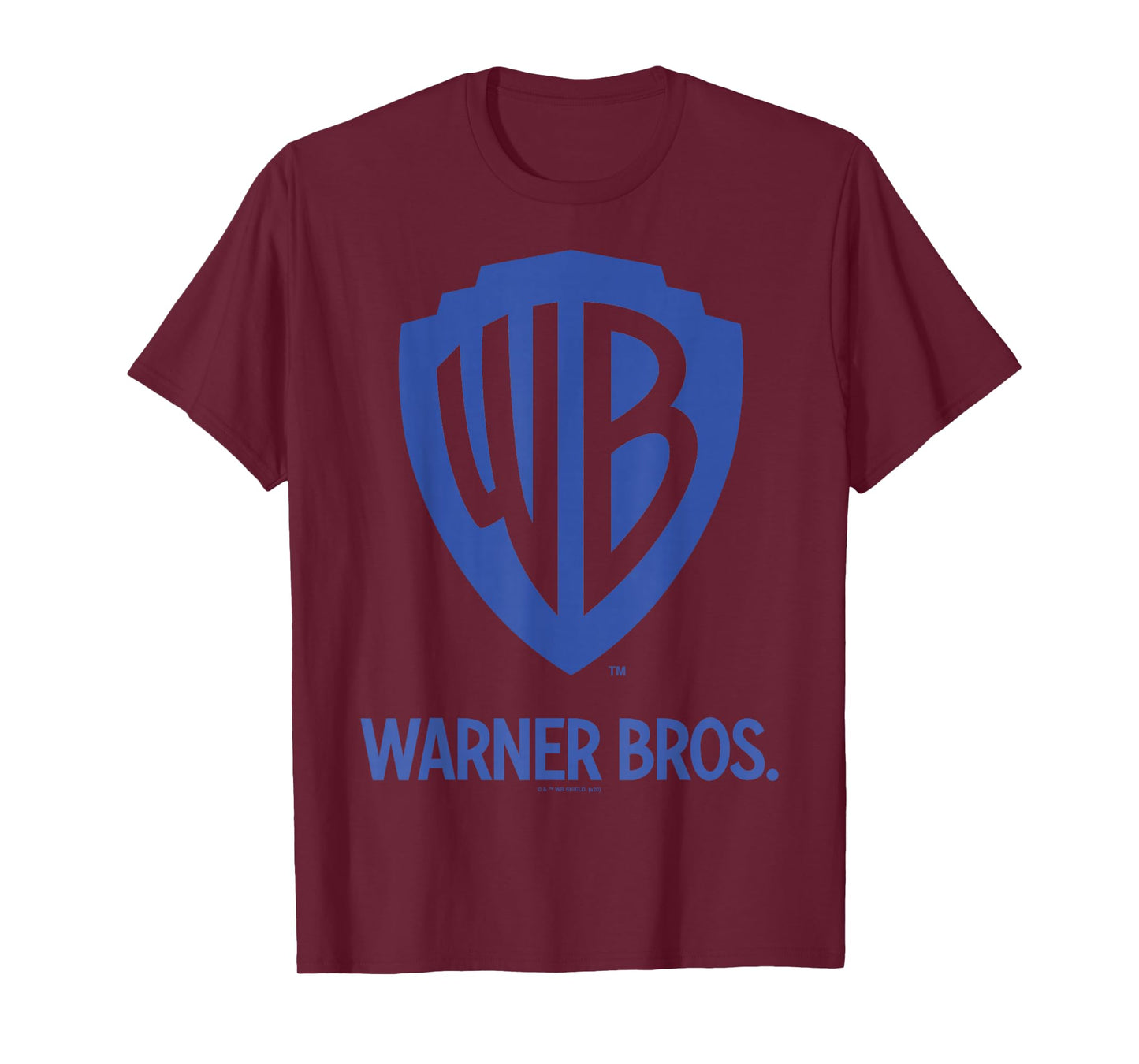 Warner Brothers WB Blue Logo T-Shirt Small