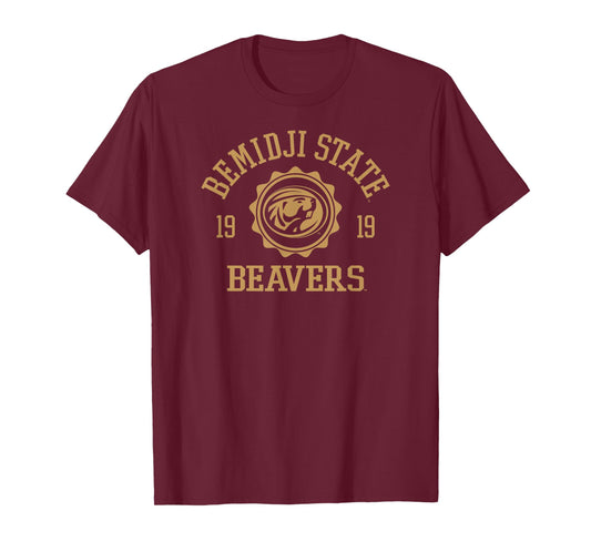 Bemidji State Beavers Stamp Green Officially Licensed T-Shirt