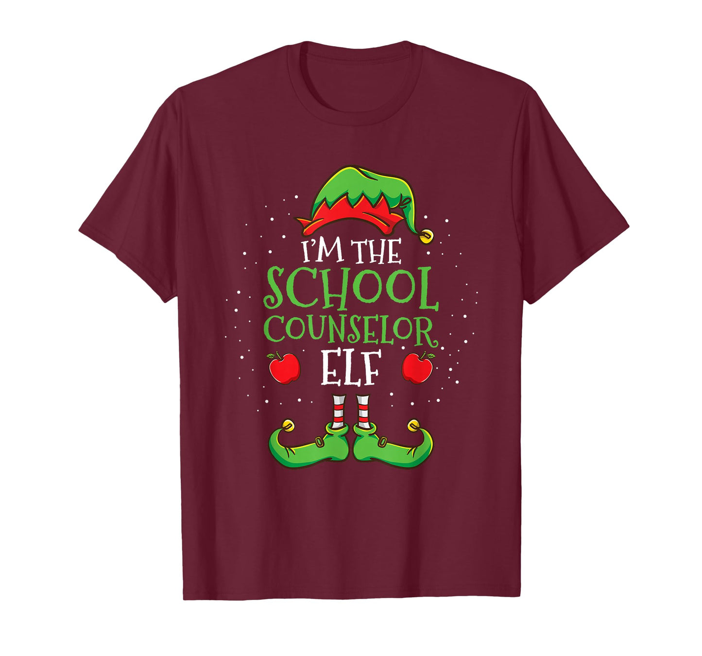 Im The School Counselor Elf Christmas T-Shirt