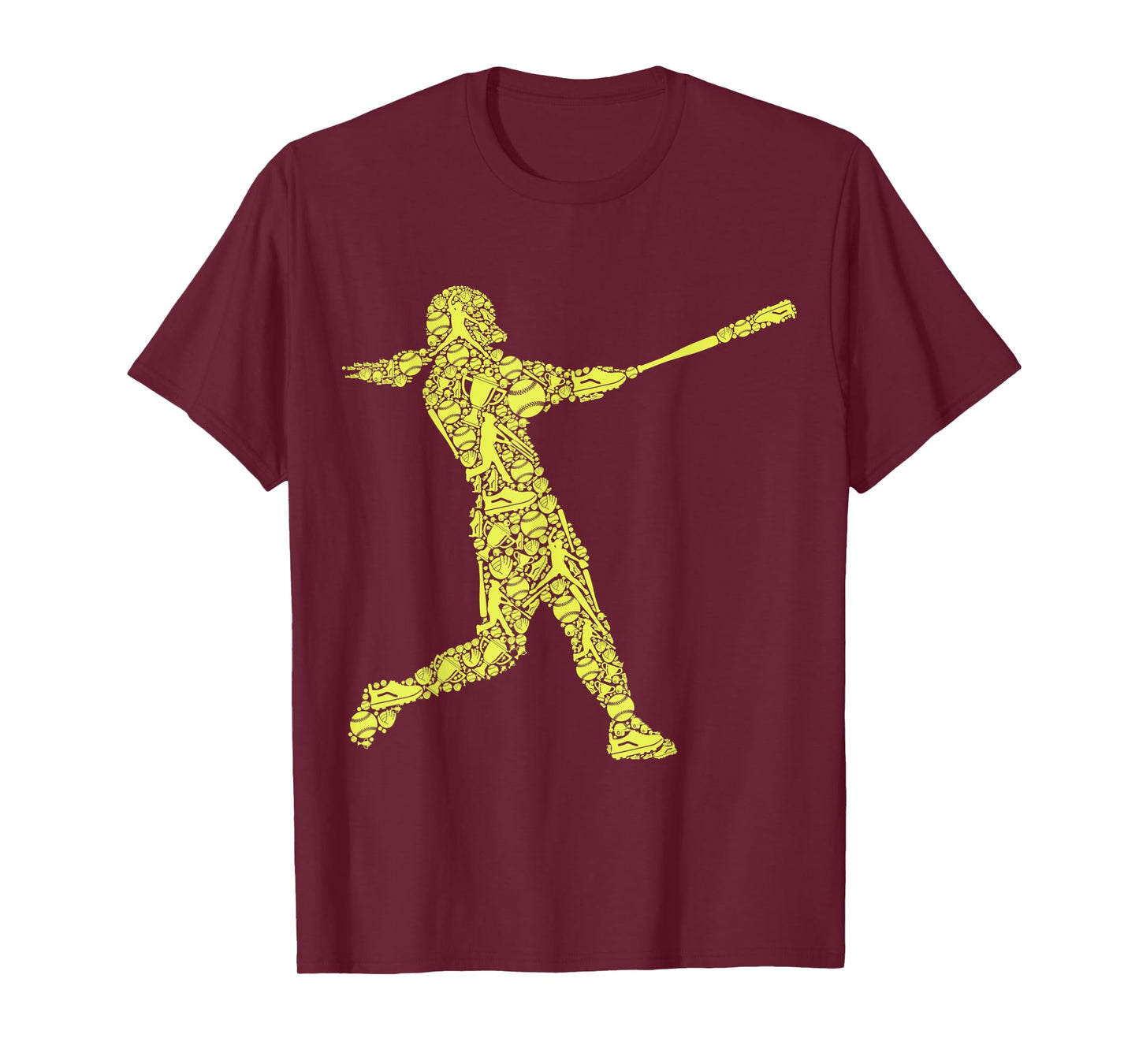 Softball Girl Women Kids Girls T-Shirt
