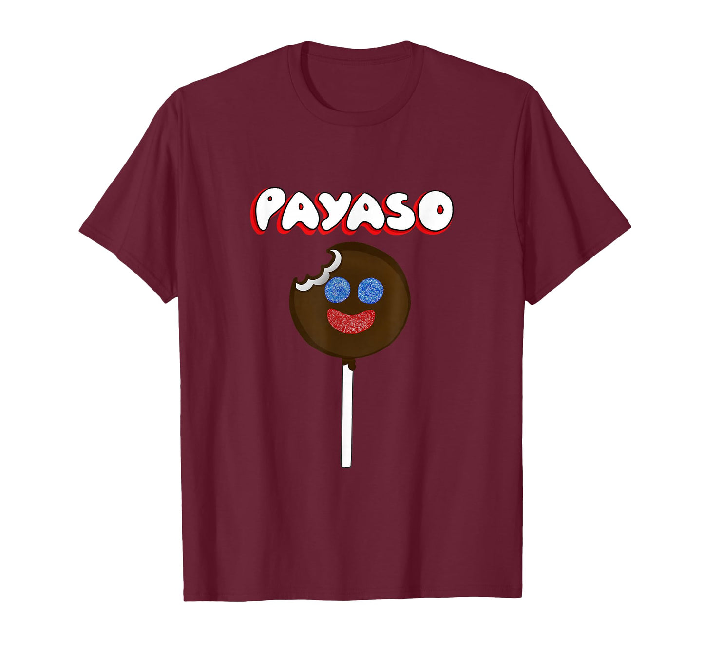 Funny Latinx Chocolate Marshmallow Candy Payaso Tee T-Shirt