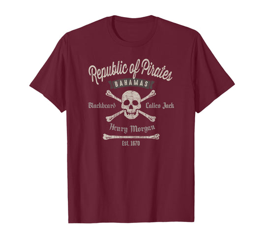 Republic Of Pirates Nassau Cool Vintage T-Shirt