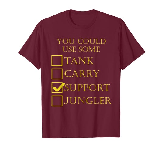 Funny Gaming League Support T-shirt
