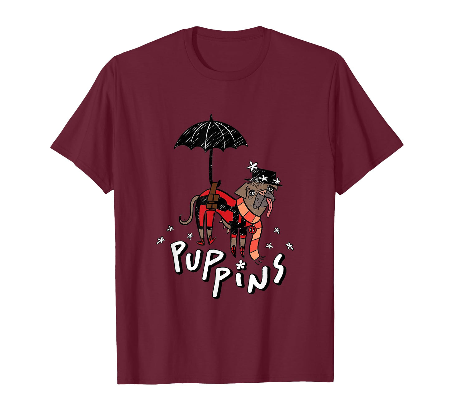 Marvel Deadpool & Wolverine Mary Poppins Dogpool Puppins T-Shirt