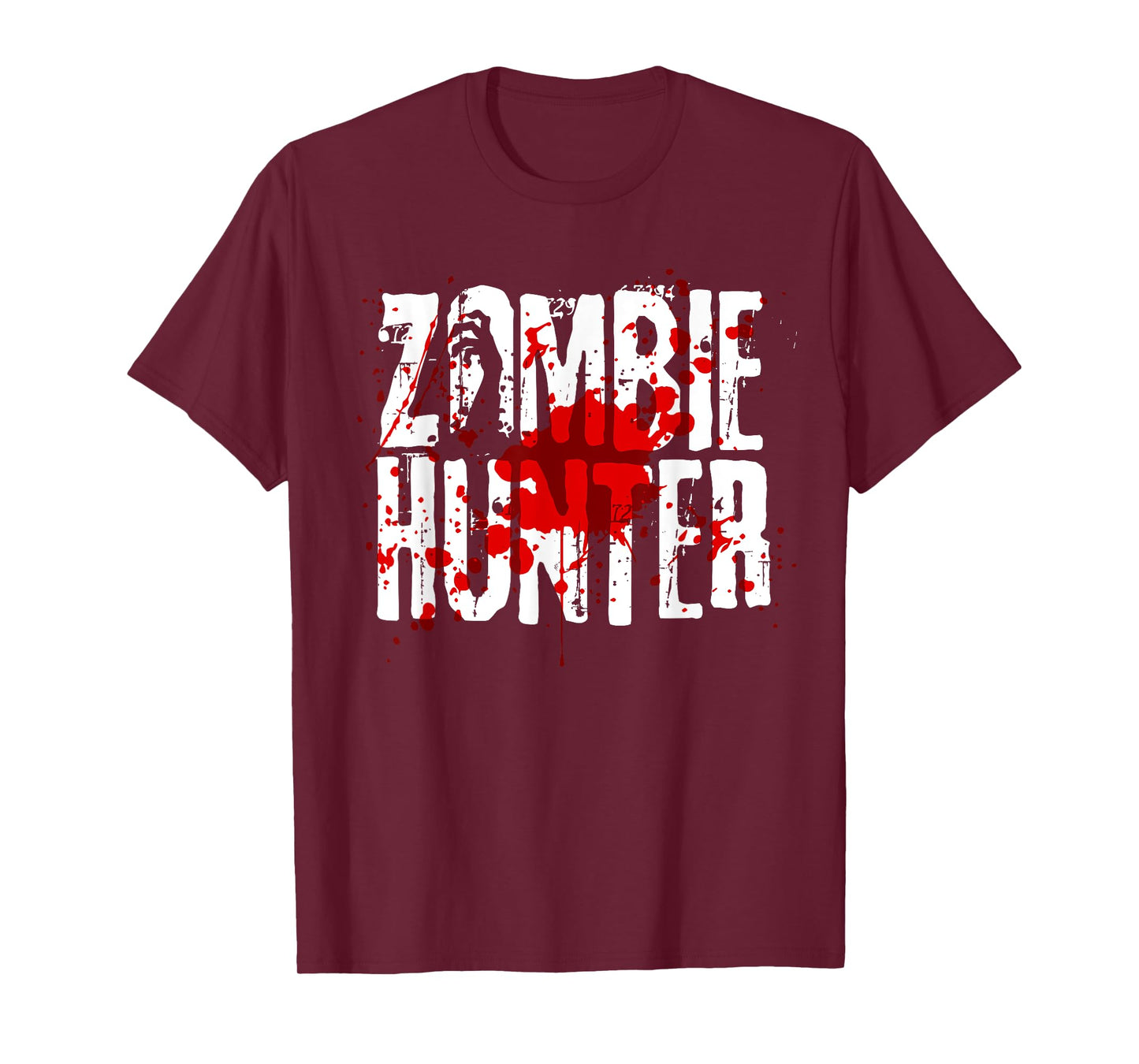 Funny Zombie Hunter Design For Boys Girls Halloween Hunting T-Shirt