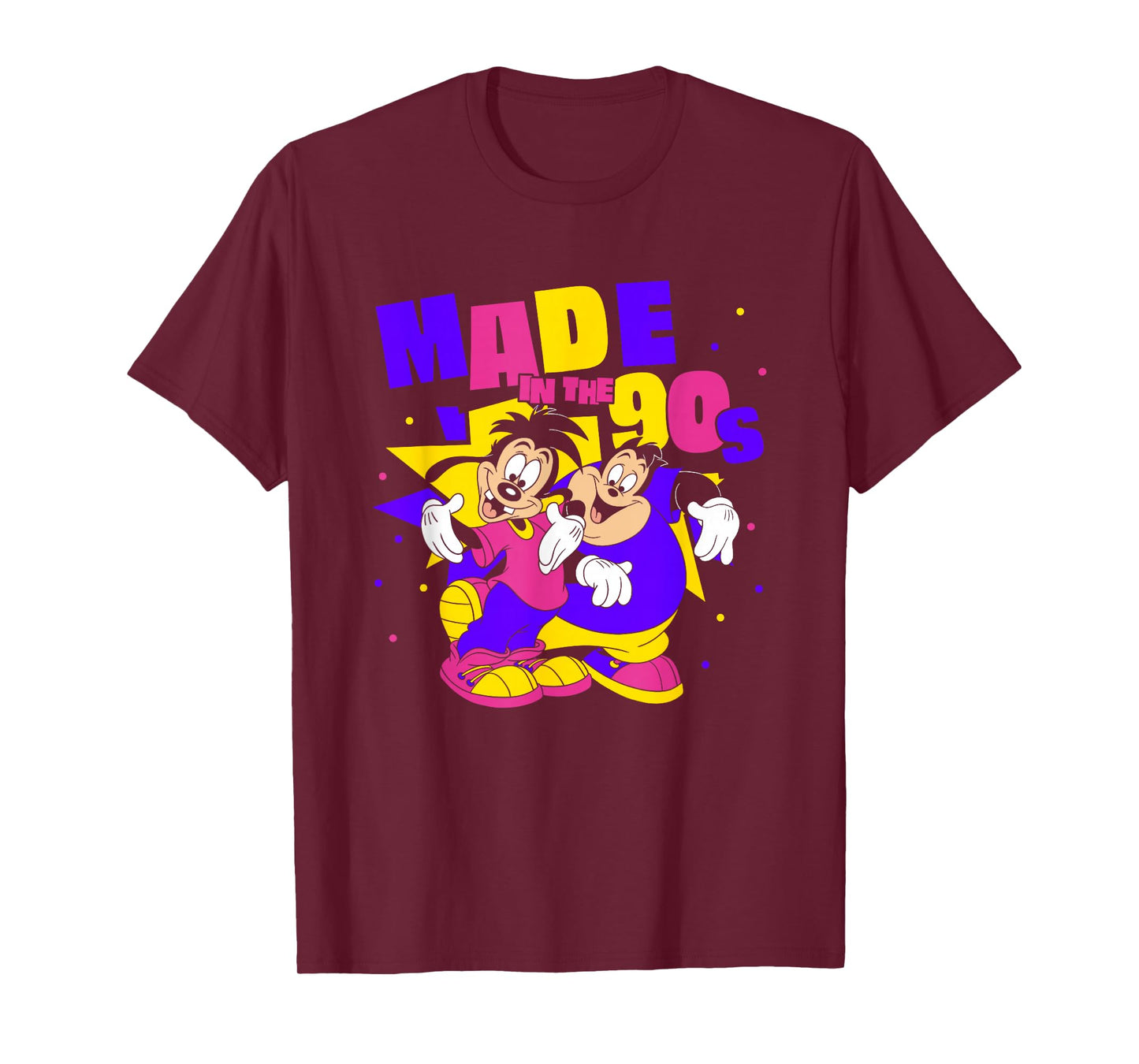 Disney A Goofy Movie Max P.J Made in The 90's Retro Logo T-Shirt