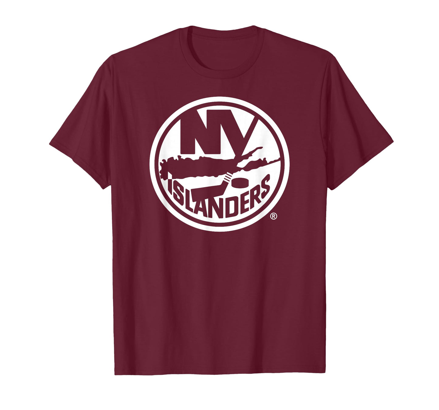 New York Islanders Two Tone Black NHL Officially Licensed T-Shirt