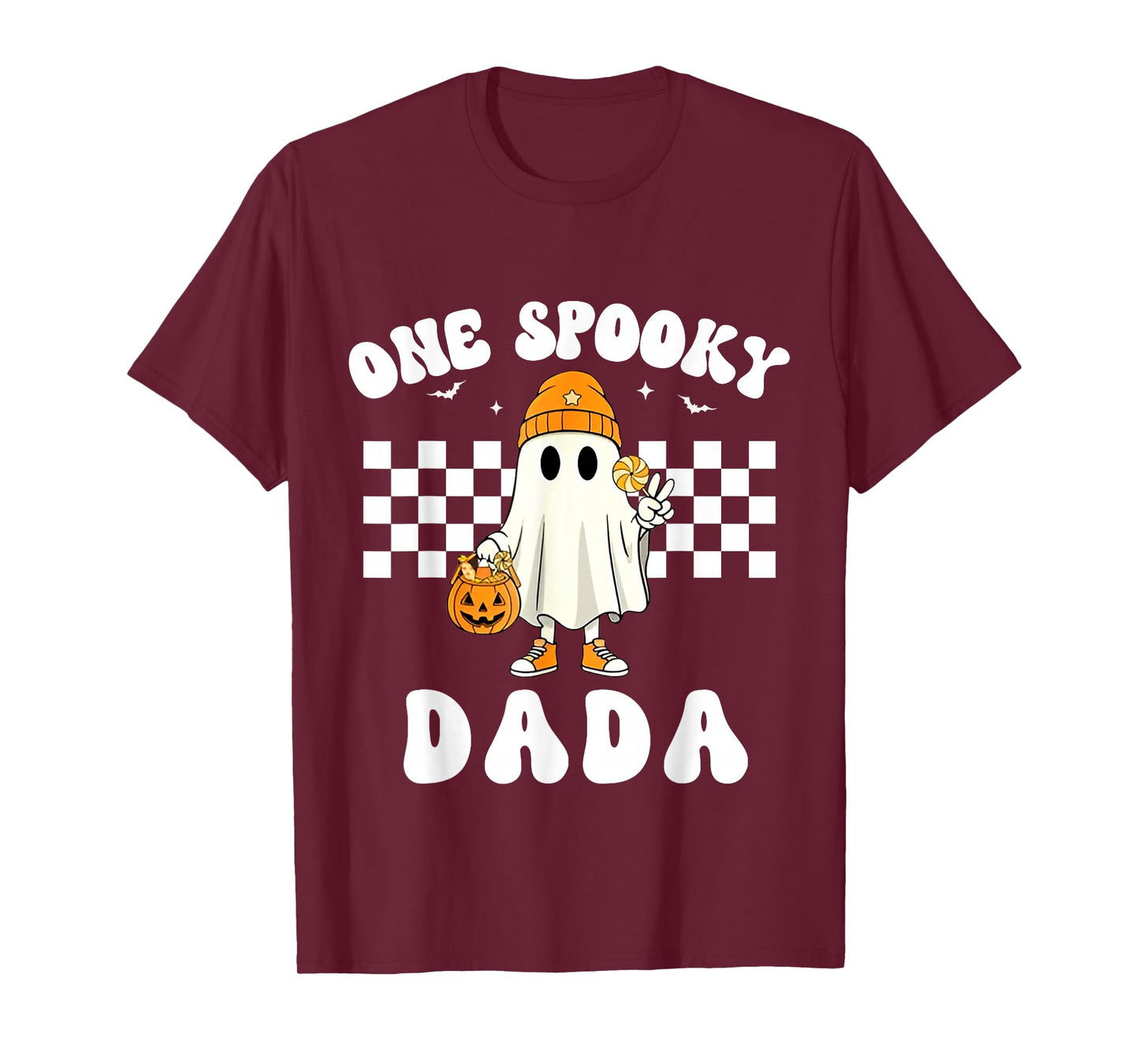 Funny One Spooky Dada of The 1st Birthday Boy Matching T-Shirt