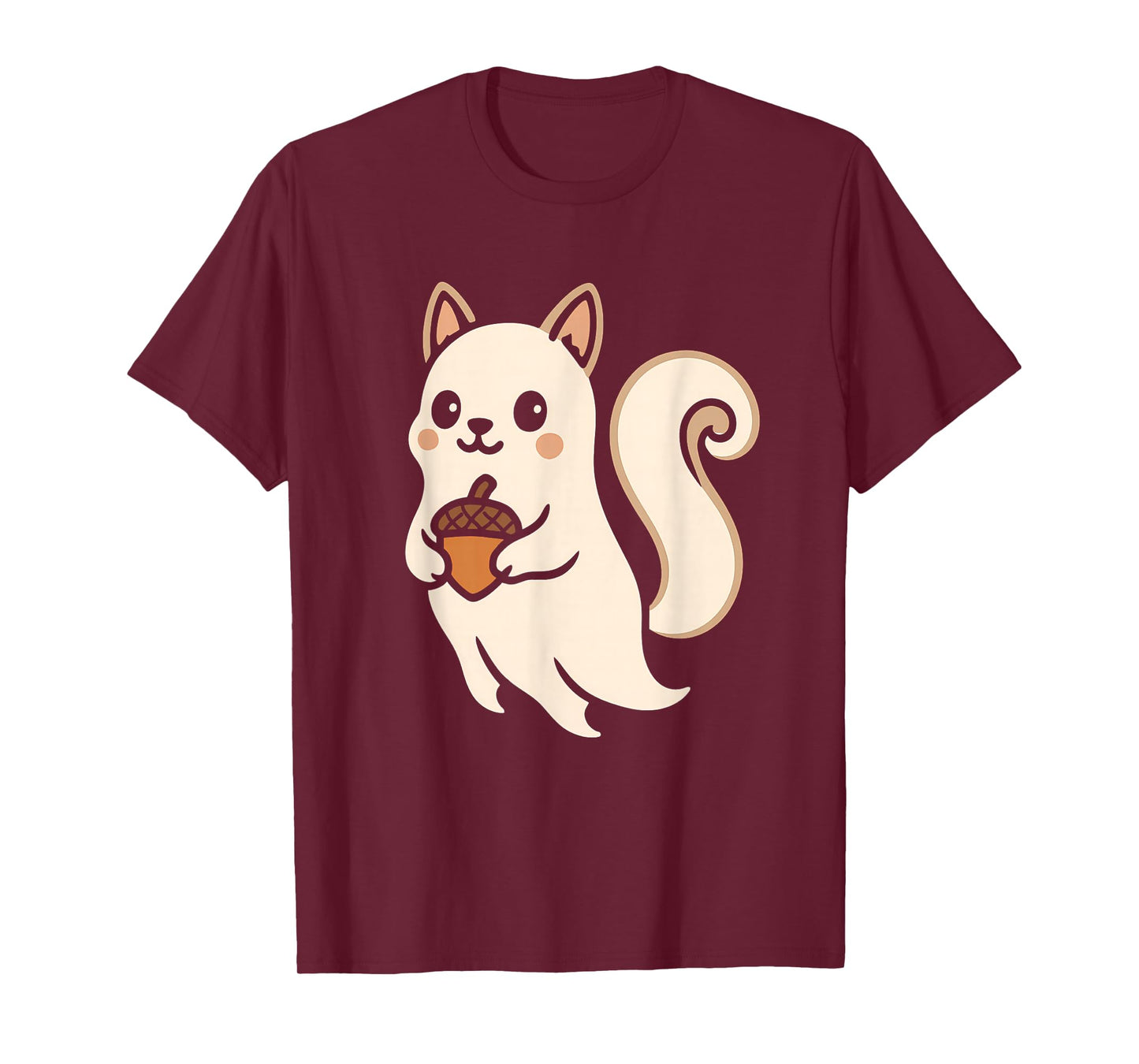 Ghost Squirrel with Acorn T-Shirt
