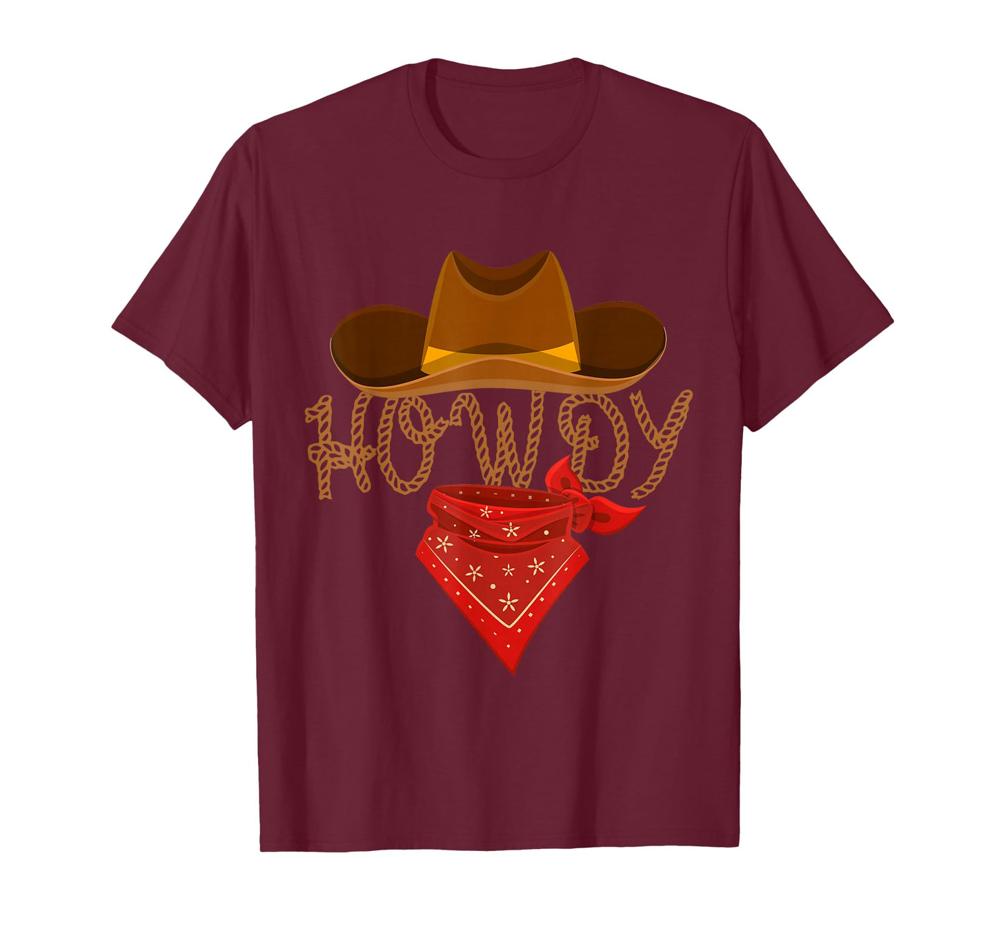 Distressed Howdy Cowboy T-Shirt