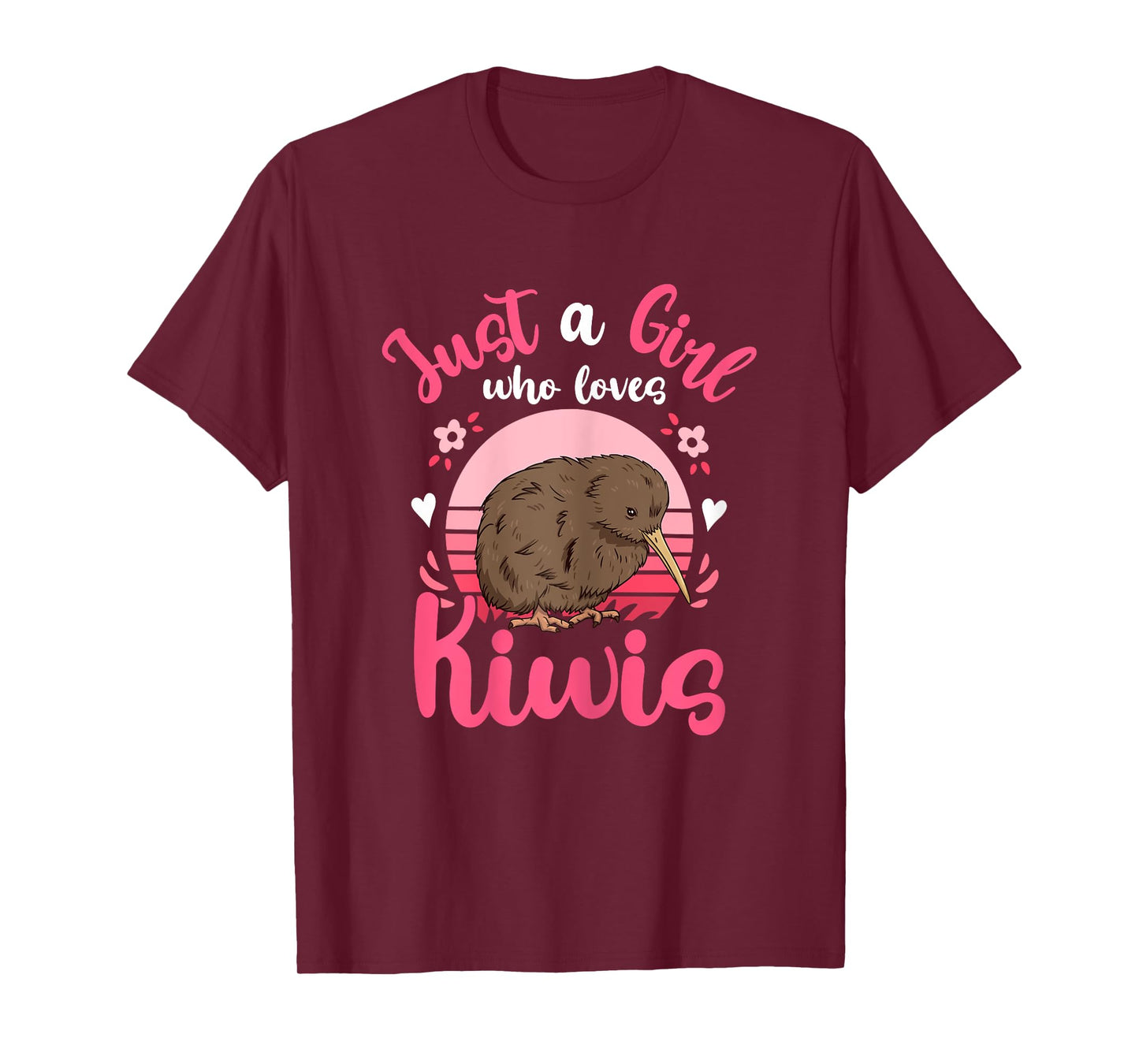 Kiwi Birds Just a Girl Who Loves Kiwis T-Shirt