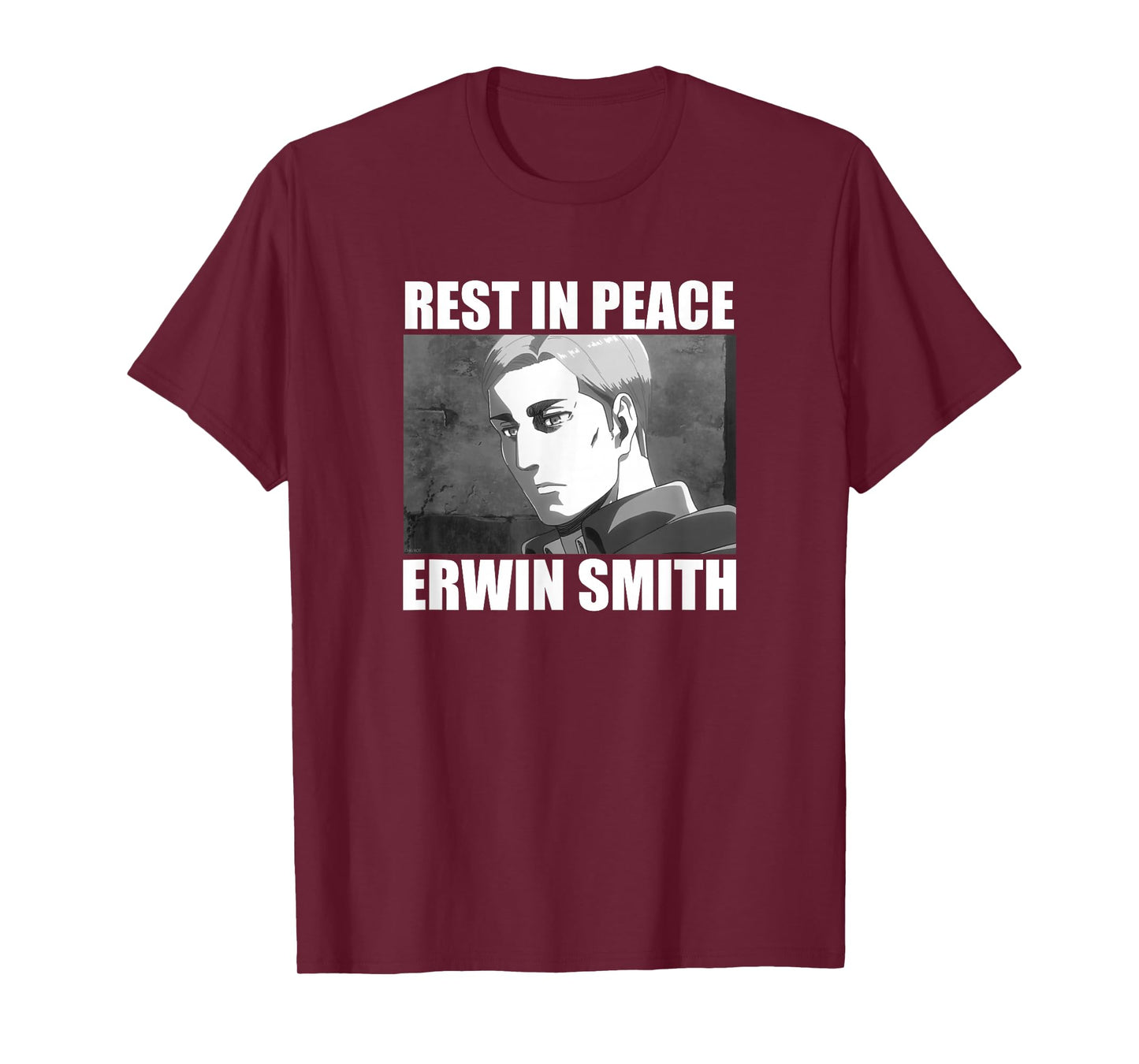 Attack on Titan Season 3 Rest in Peace Erwin Smith Anime T-Shirt