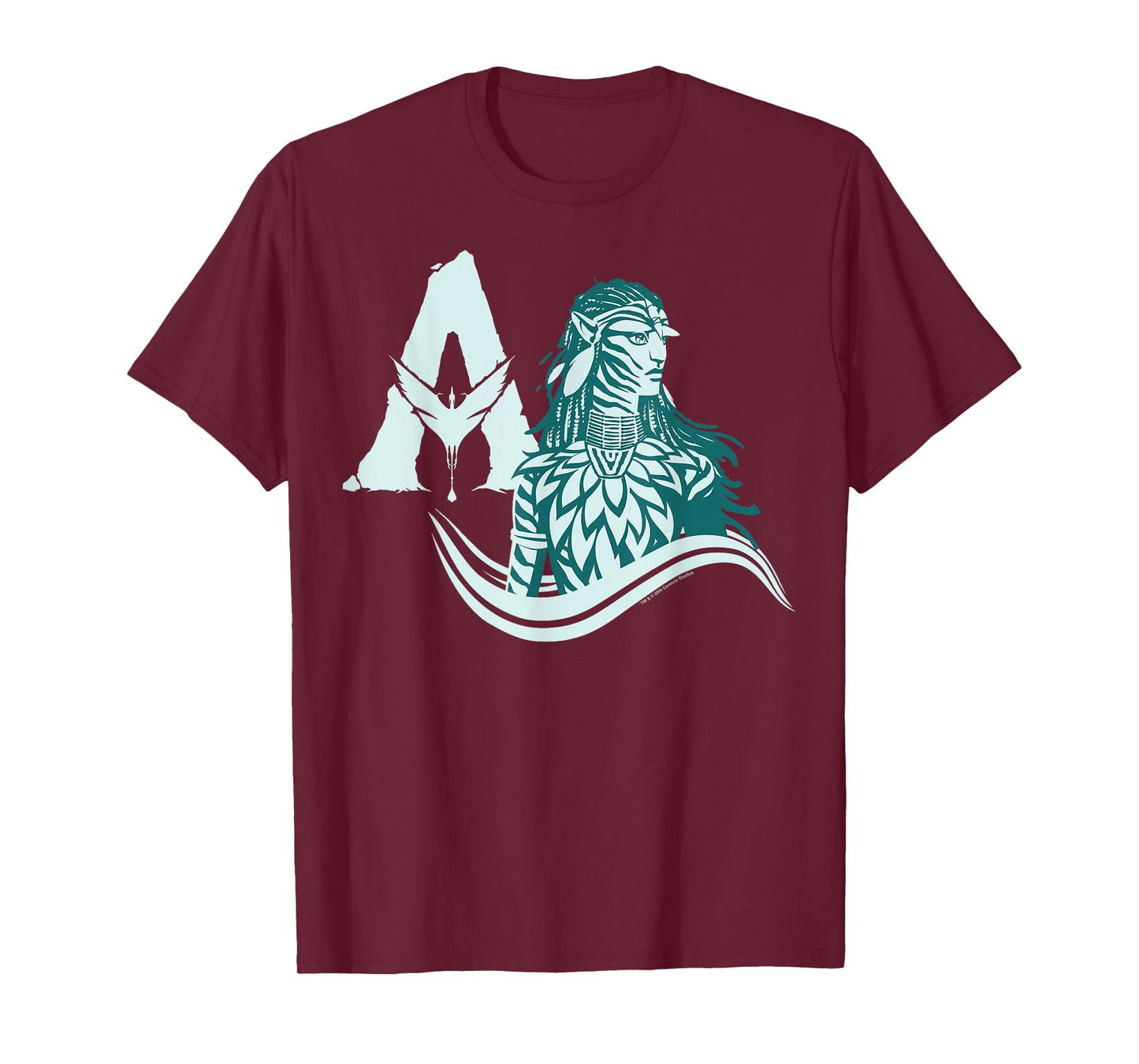 Avatar: Fire and Ash Neytiri Avatar Distressed Logo T-Shirt