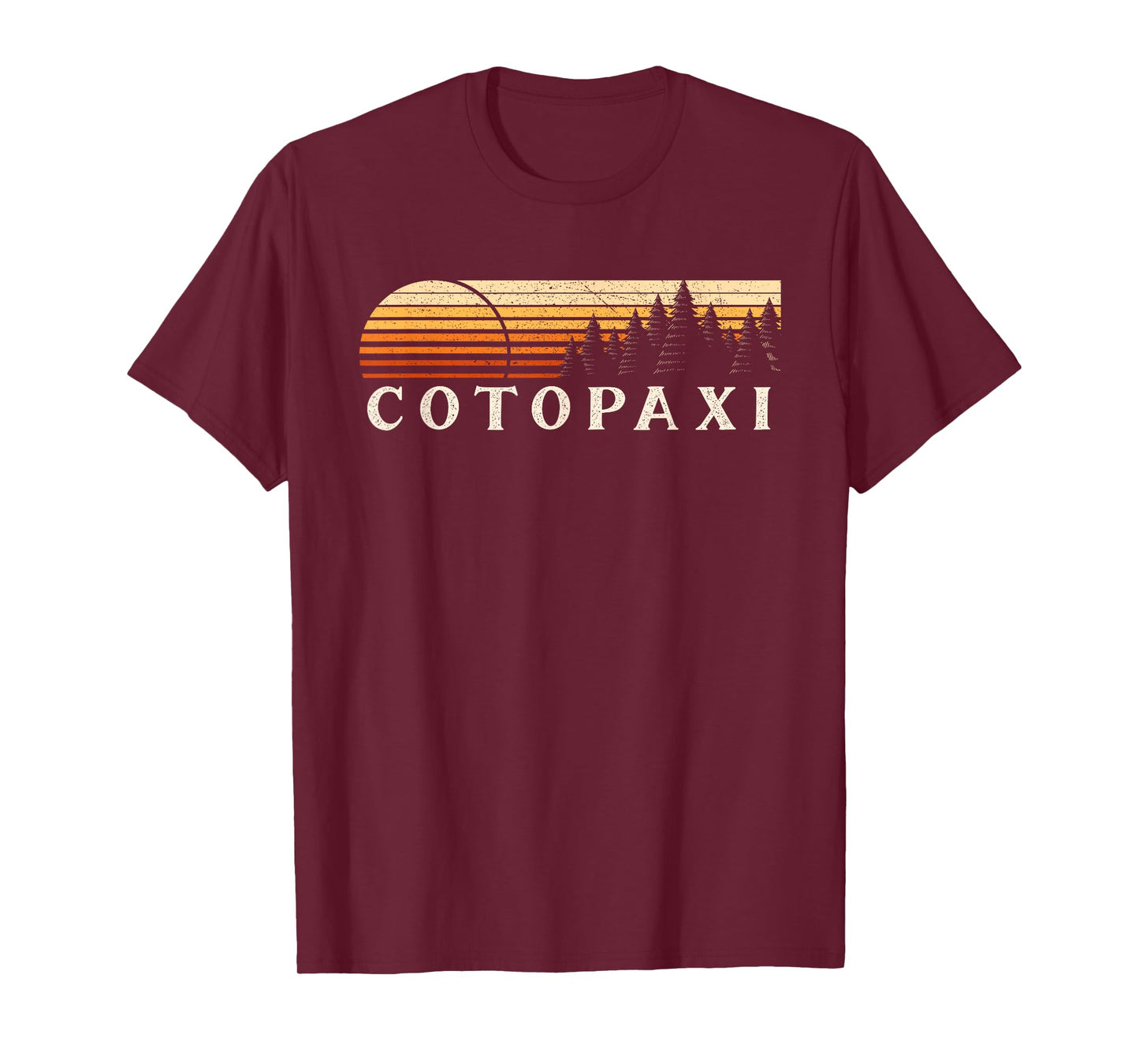 Cotopaxi, CO Vintage Evergreen Sunset Eighties Retro T-Shirt