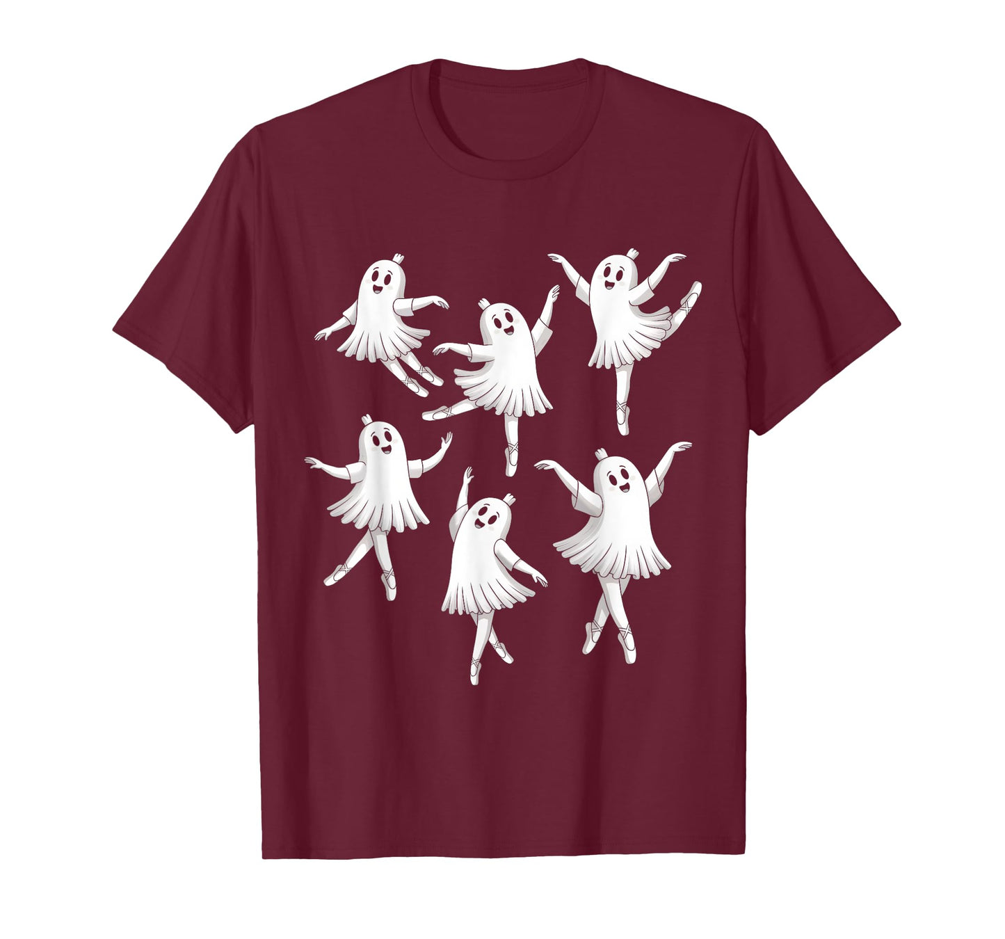Ballet Ghost Dancer Spooky Dance Teacher Halloween Costume T-Shirt