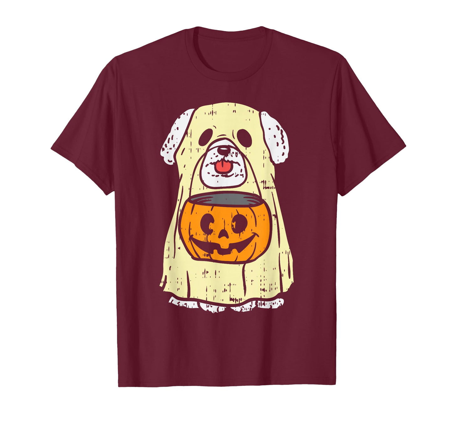 Bichon Frise Ghost Funny Halloween Costume Dog Owner Lover T-Shirt