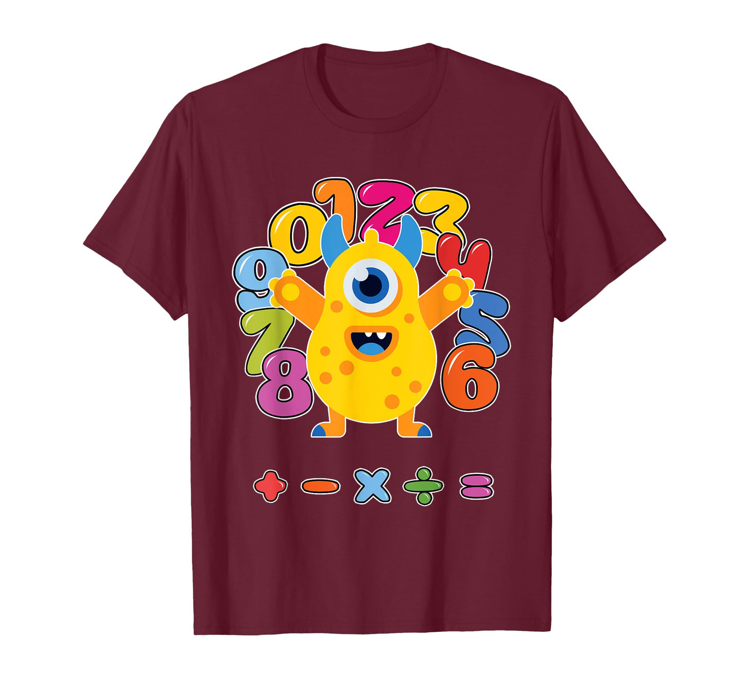 Number t shirts kids number day costume cool monster costume T-Shirt