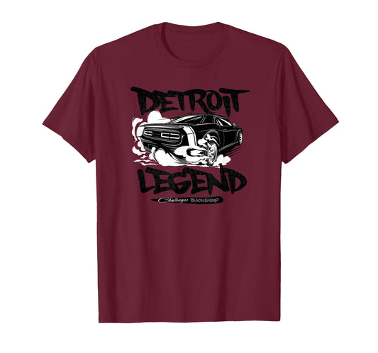 Dodge Challenger Black Ghost, Detroit Legend T-Shirt