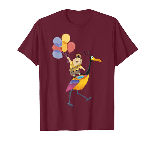 Disney Pixar Up Russell Balloons On Kevin Graphic T-Shirt T-Shirt