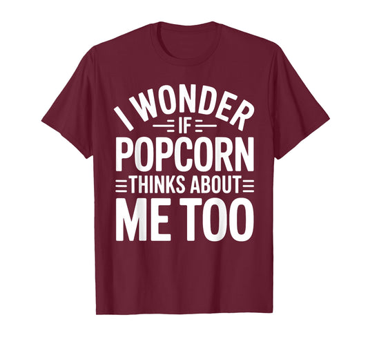 Funny Popcorn Art for Men Women Kids Pop Corn Popcorn Lovers T-Shirt