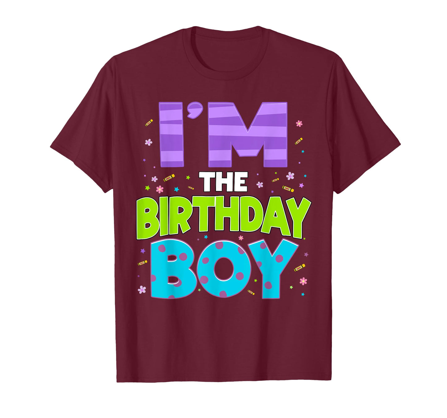 I'm The Birthday Boy Funny Monster Birthday Boy Family T-Shirt