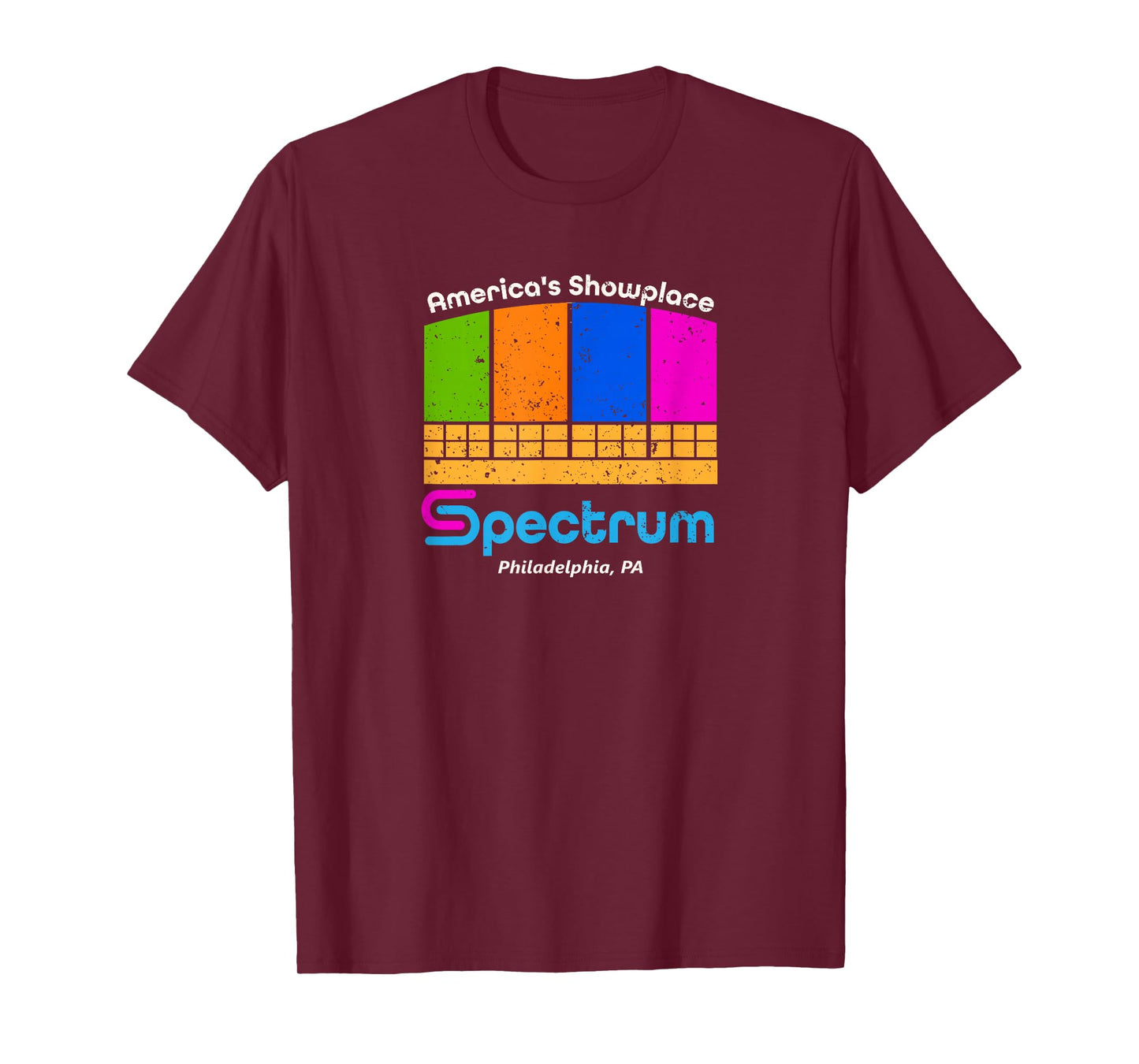 Spectrum Philadelphia Retro 70s & 80s Sports and Music Arena T-Shirt
