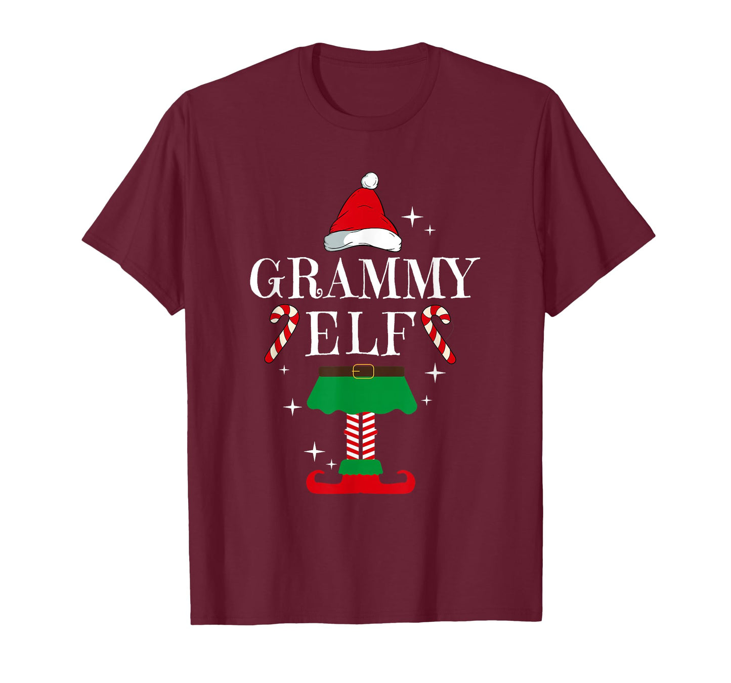 Grammy Elf Shirt Christmas Family Elf Holiday Xmas Elf T-Shirt