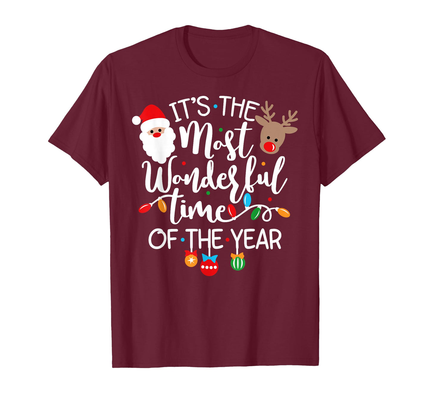 It's The Most Wonderful Time of The Year Christmas Pajama T-Shirt
