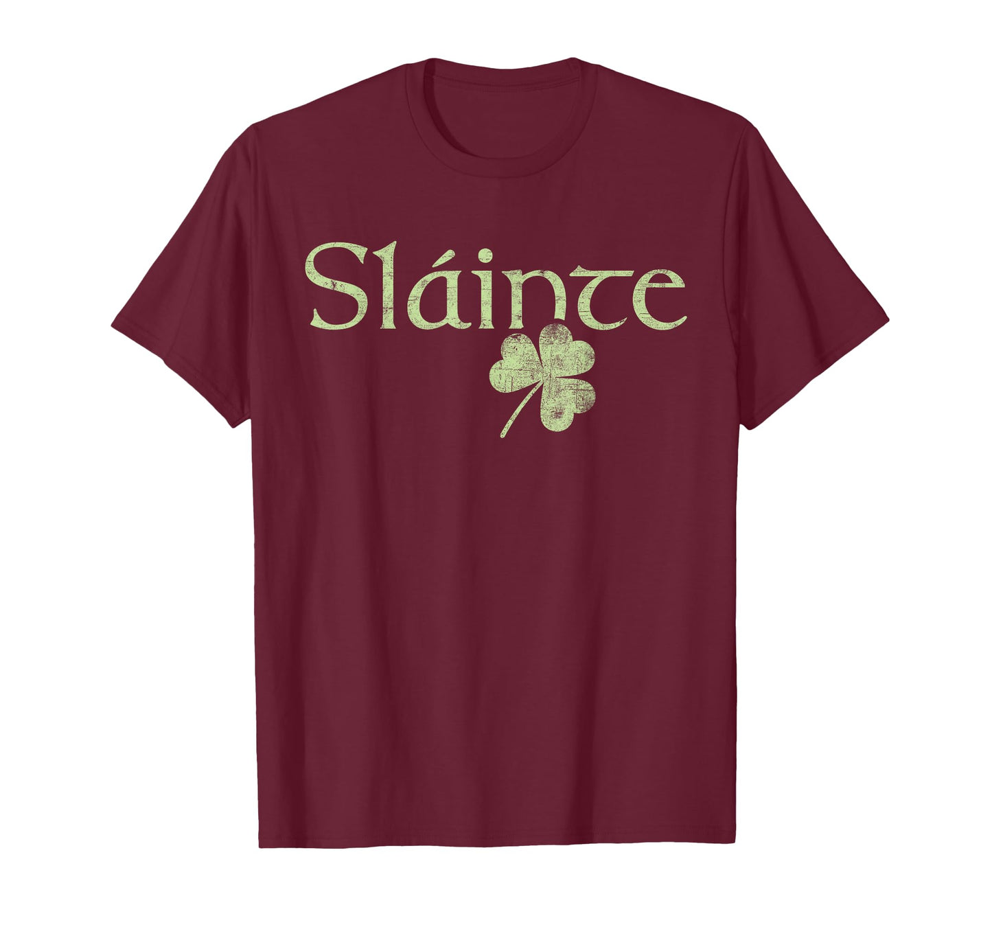 Slainte shamrock Irish lucky green Ireland St Patricks Day T-Shirt