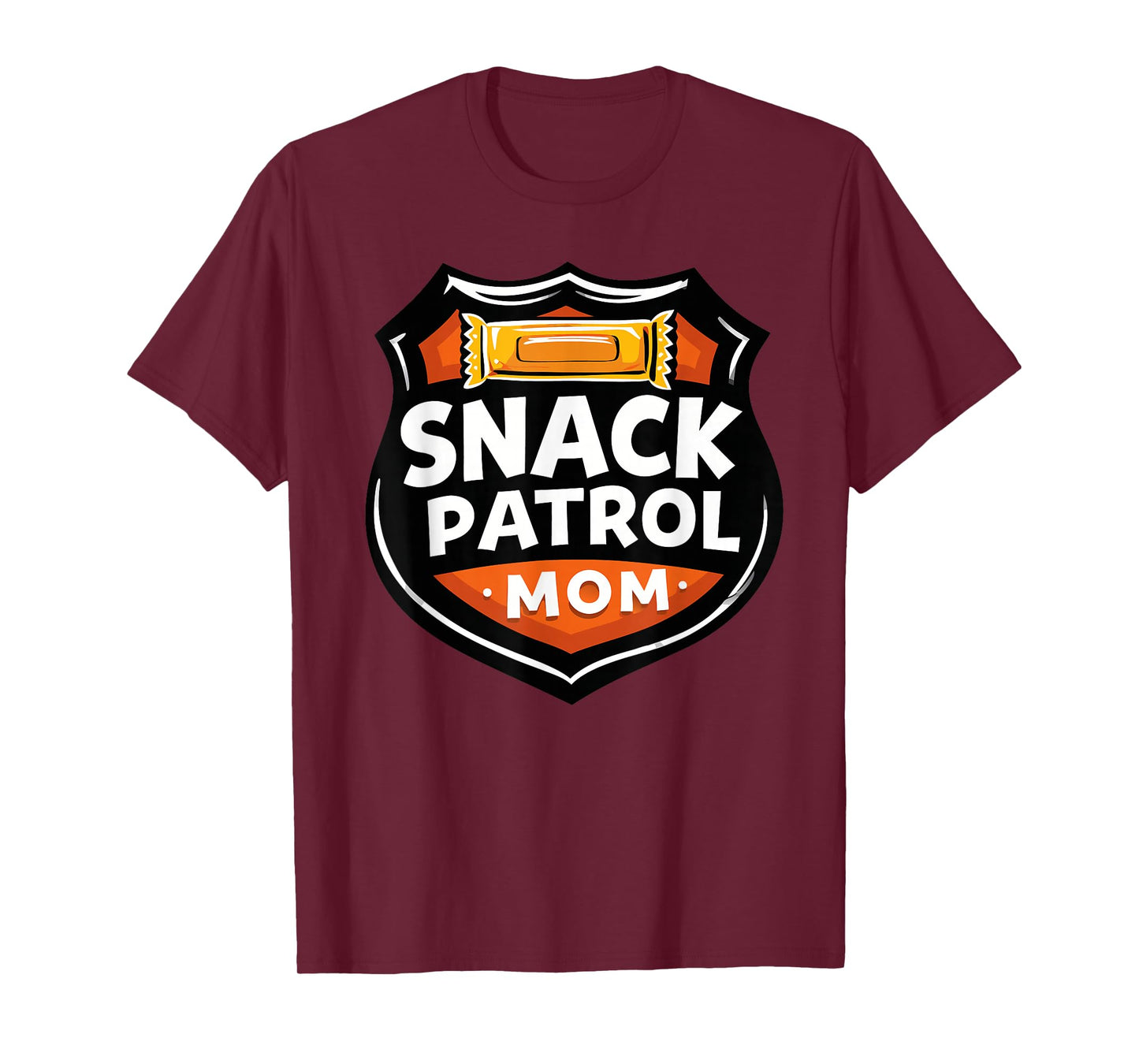 Snack Patrol Mom Halloween Badge T-Shirt