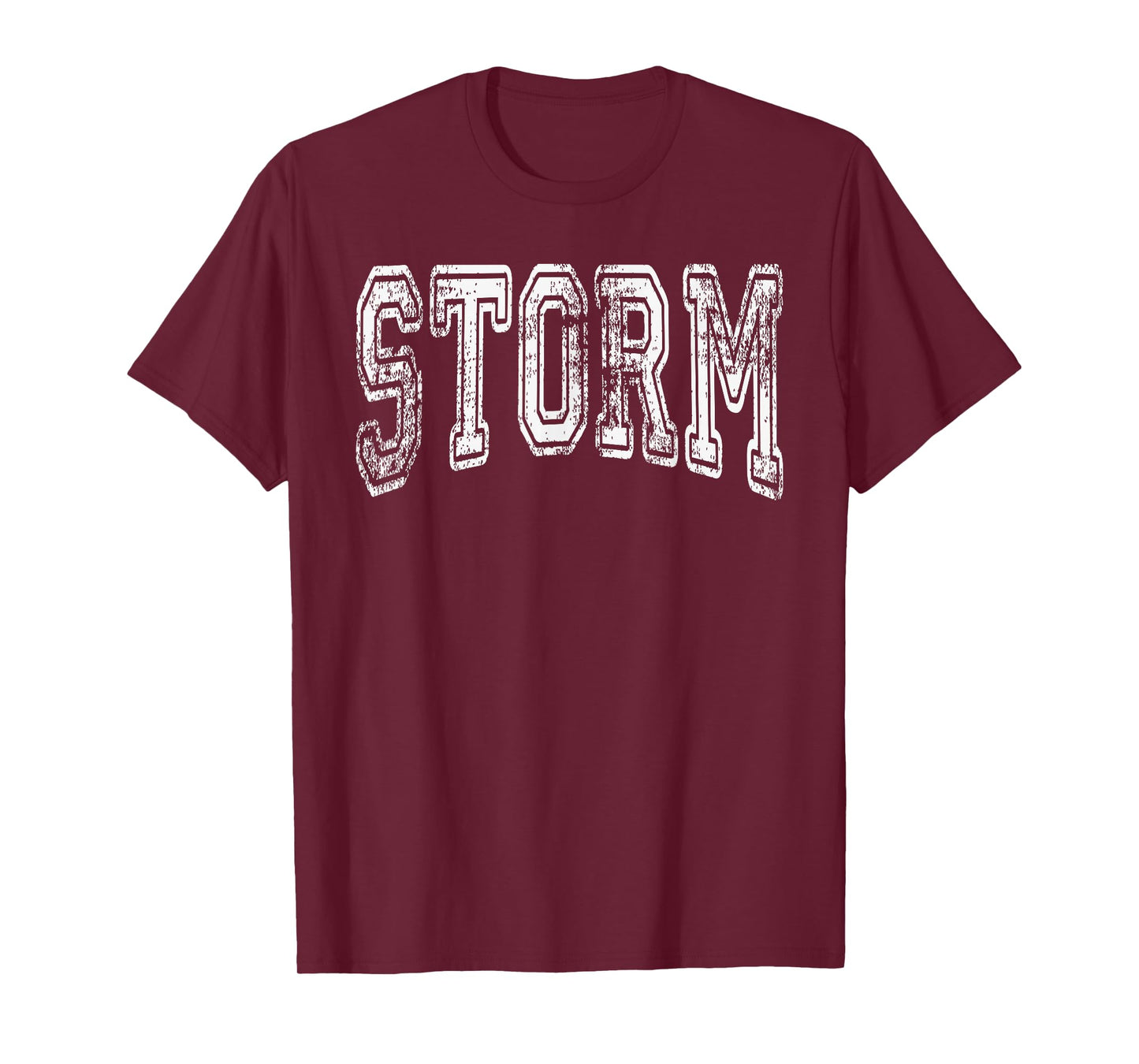 Storm Team Mascot Name Distressed Vintage School Sports Fan T-Shirt
