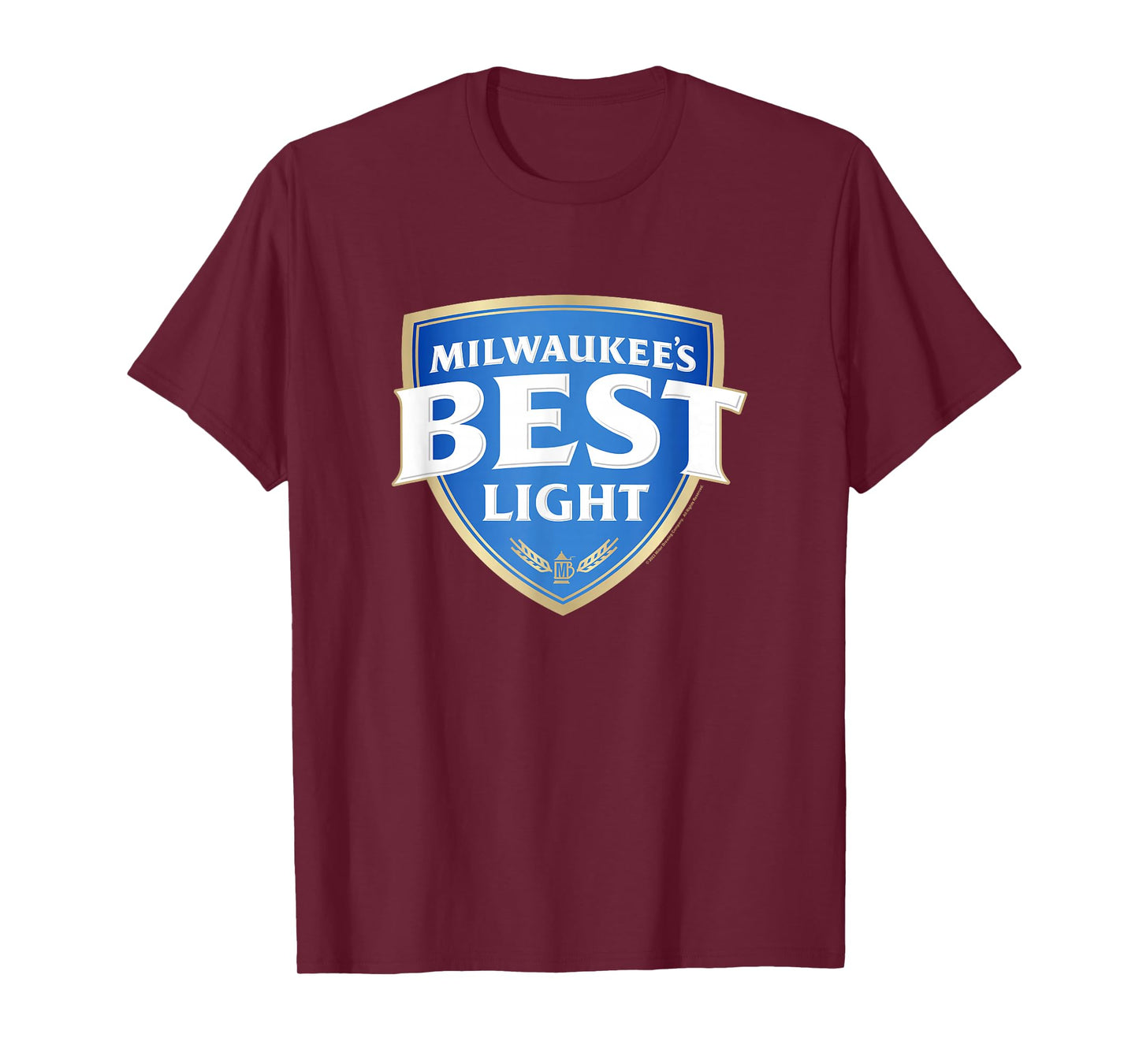 Coors Brewing Company Milwaukee's Best Light Shield Logo T-Shirt