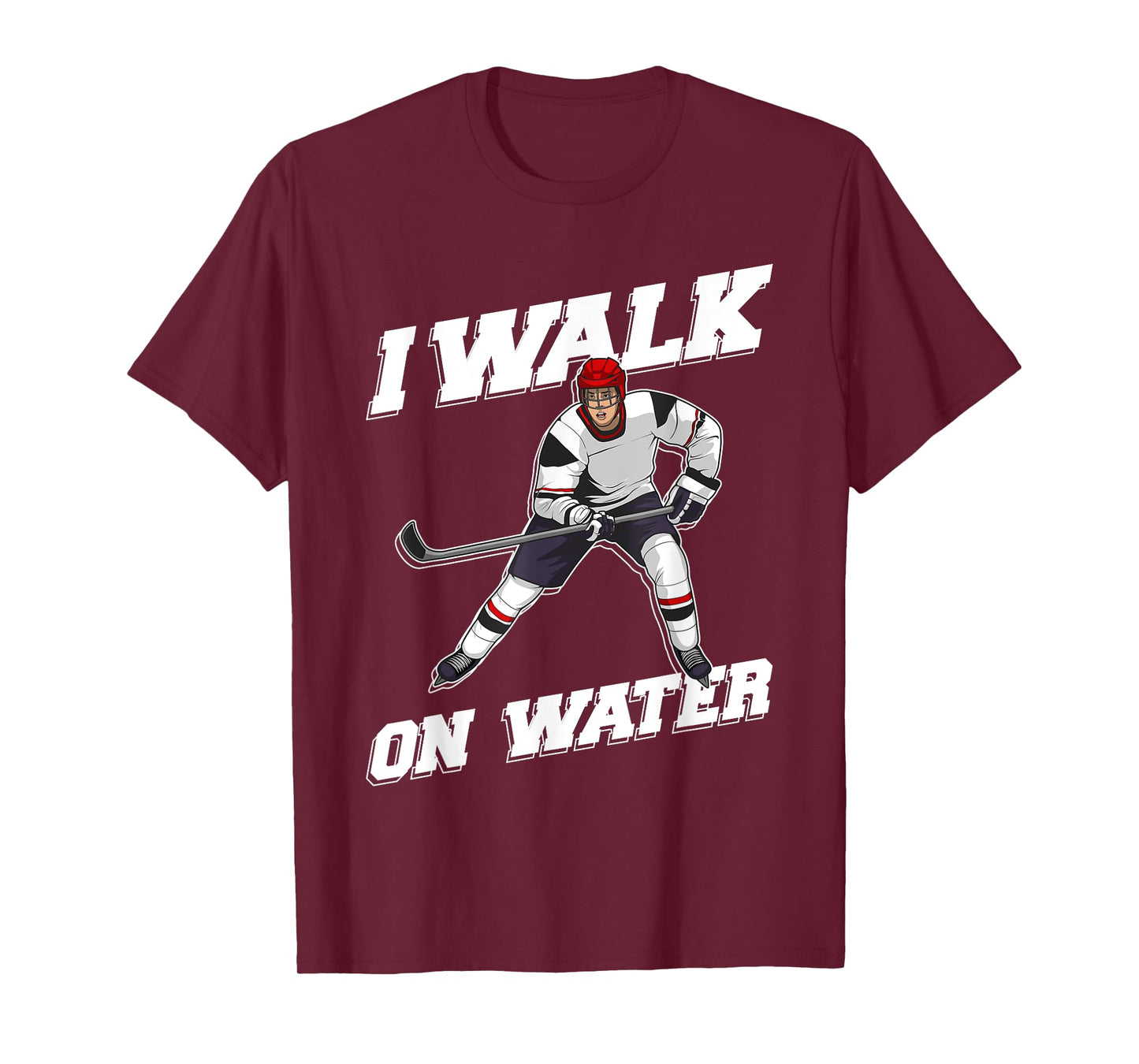 Cool Ice Hockey Player Art For Men Women Ice Hockey Lover T-Shirt