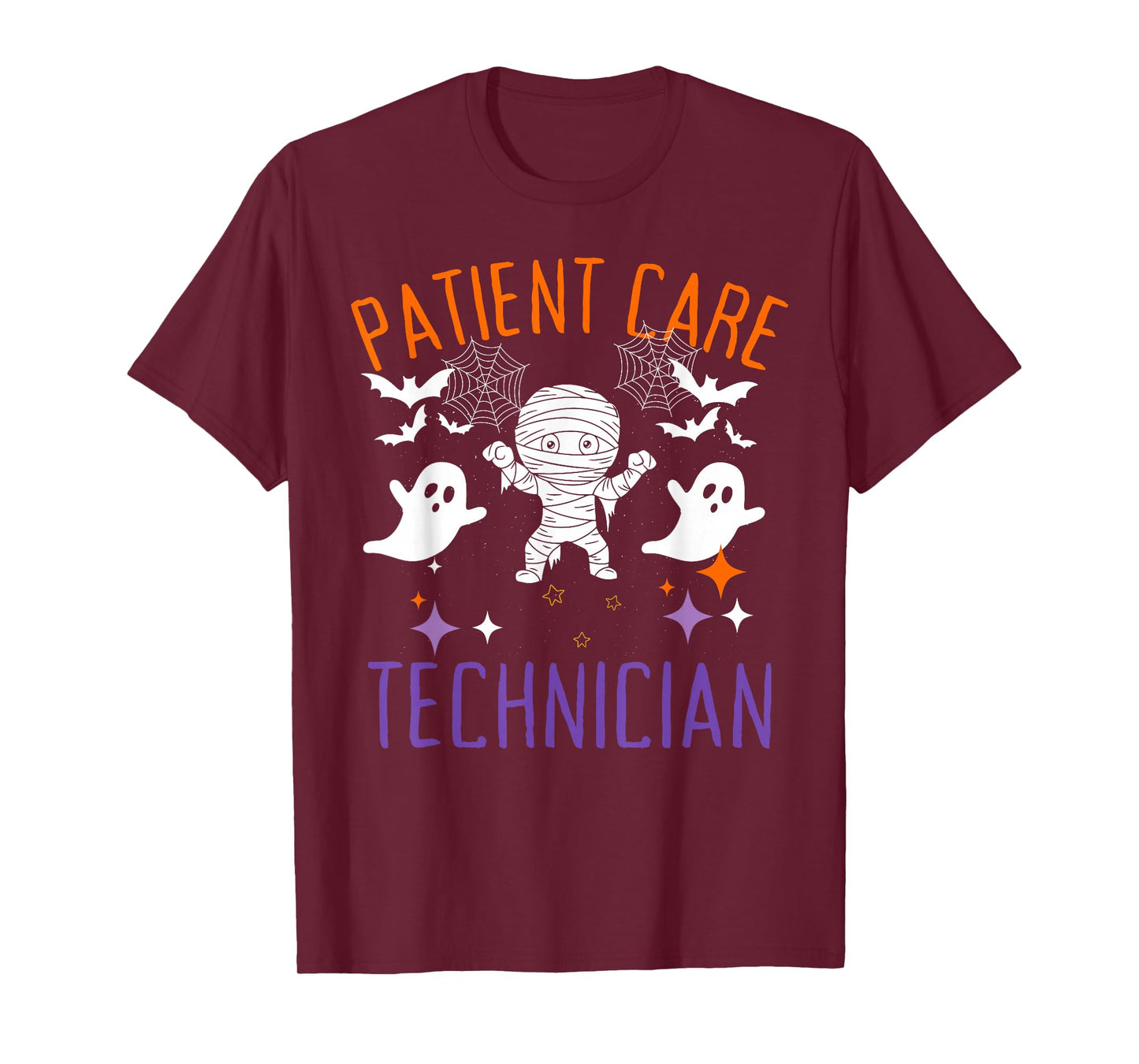 Patient Care Technician Mummy Ghost PCT Halloween Costume T-Shirt