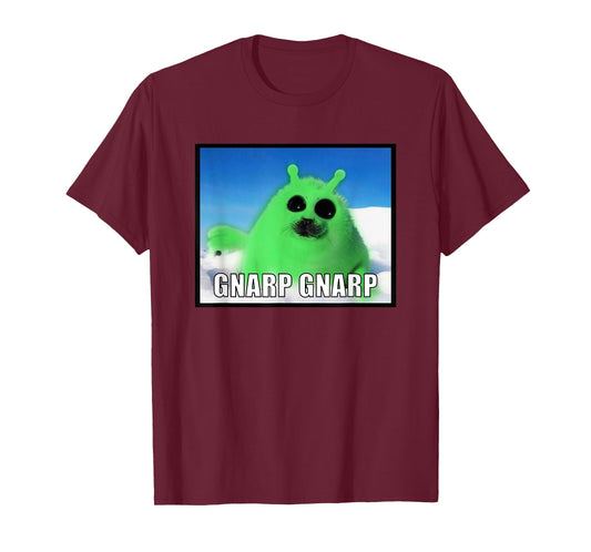 Gnarp Seal Silly Alien Cat Meme Men Women Girls Kids T-Shirt