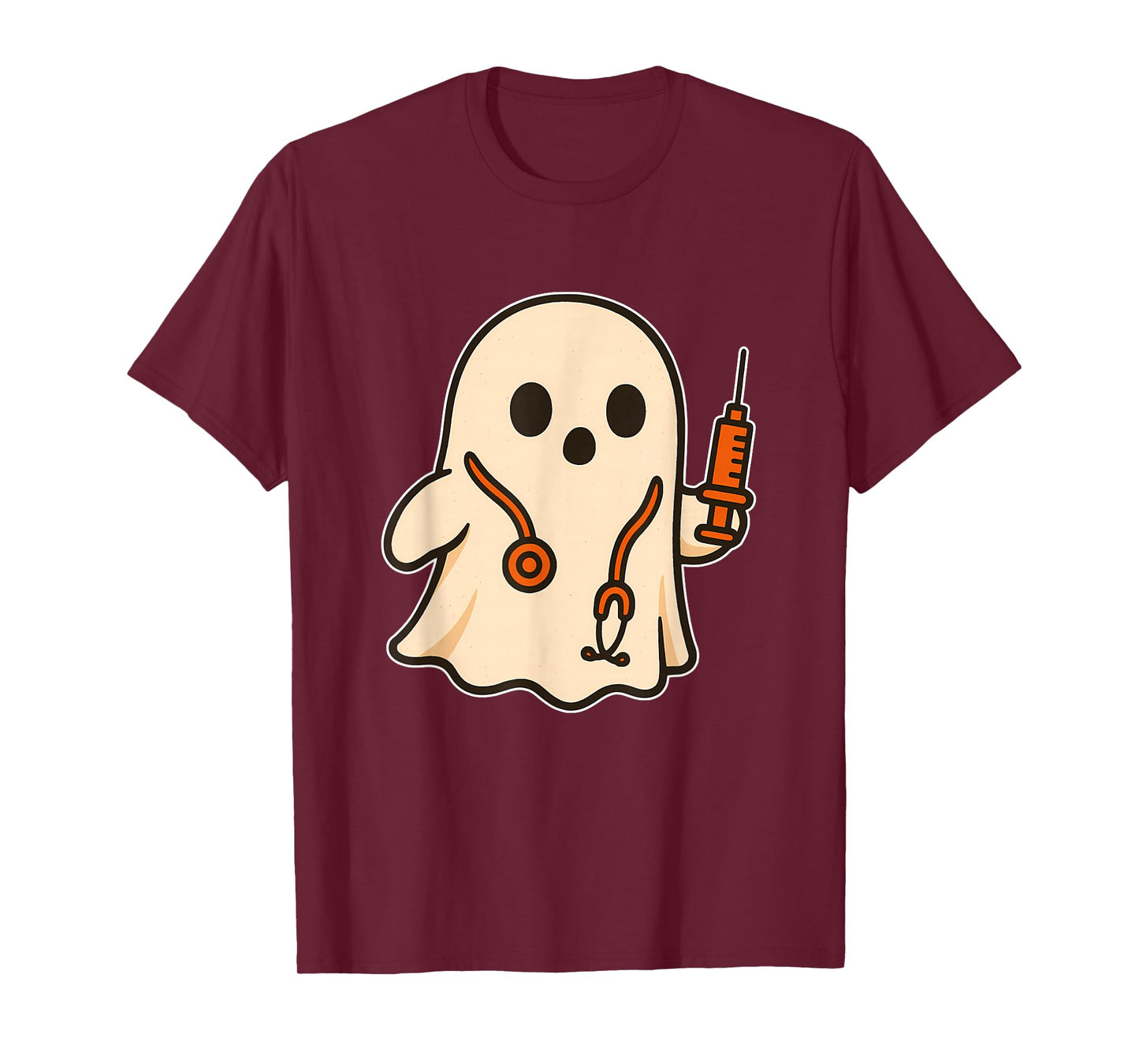 Doctor Ghost with Stethoscope T-Shirt