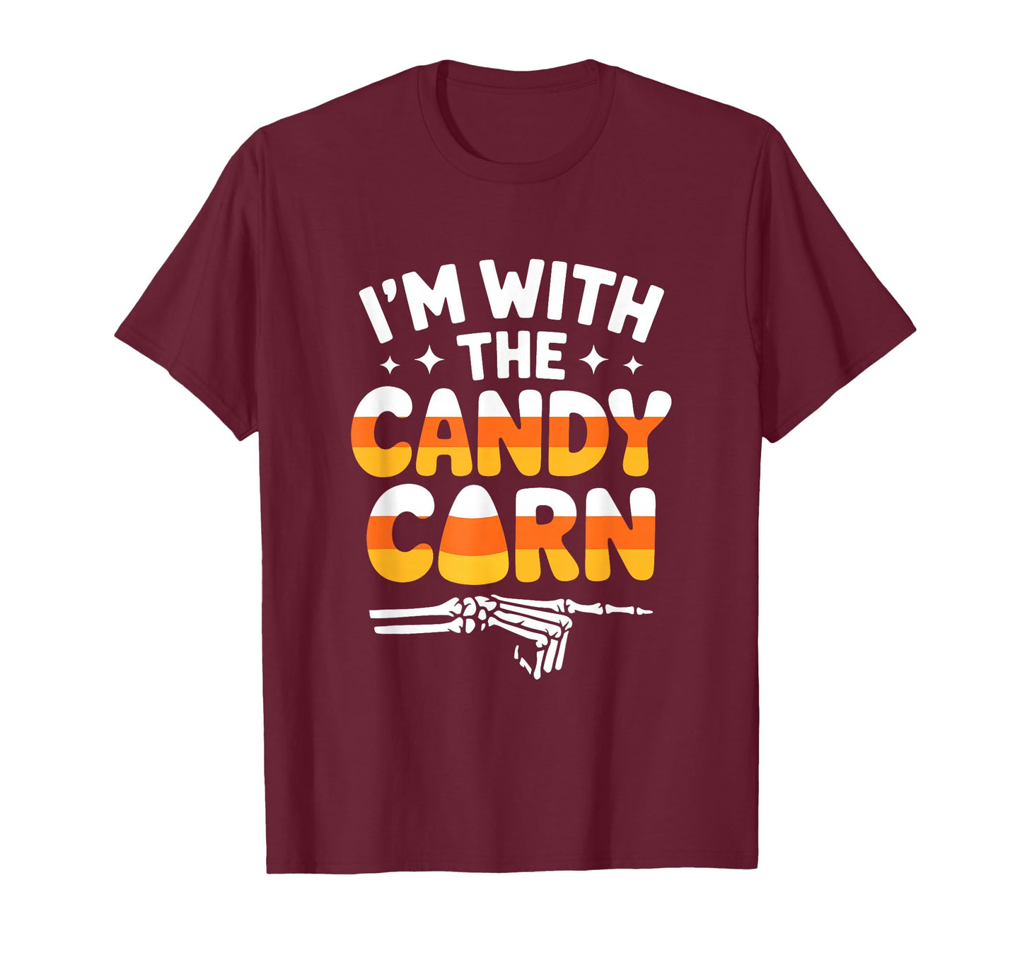 I'm with The Candy Corn Adult Men Women Boys Girls Costume T-Shirt