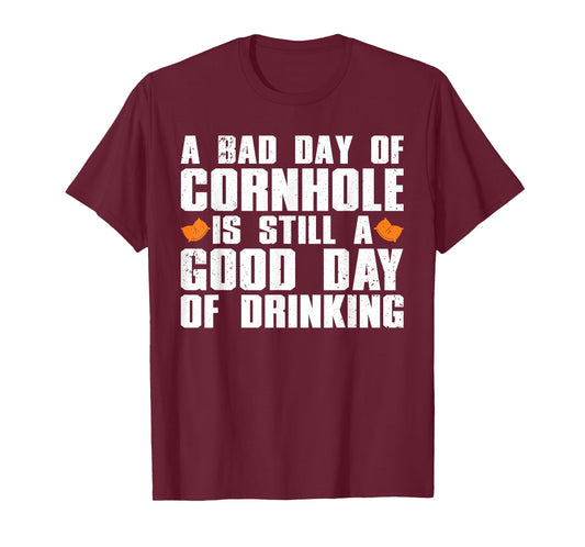 Funny Cornhole Art For Men Women Board Game Cornhole Lover T-Shirt