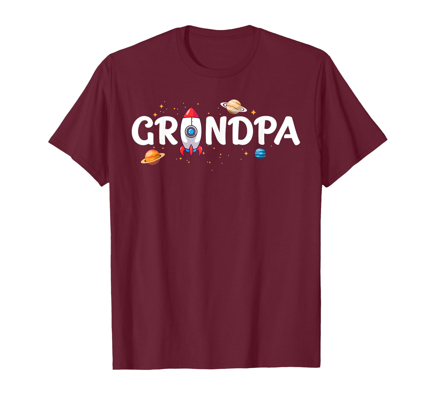 Grandpa of The Birthday Boy Astronaut 1st Birthday Family T-Shirt