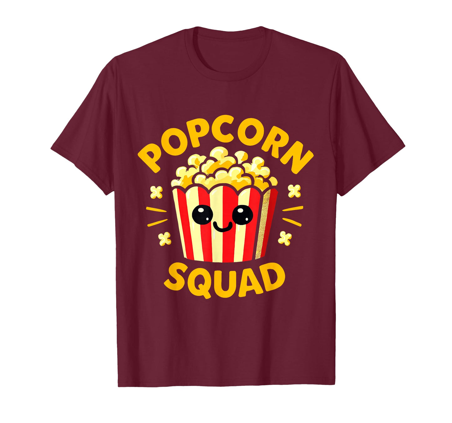 Popcorn Squad Cinema Movie Night Snack Funny Popcorn Lover T-Shirt