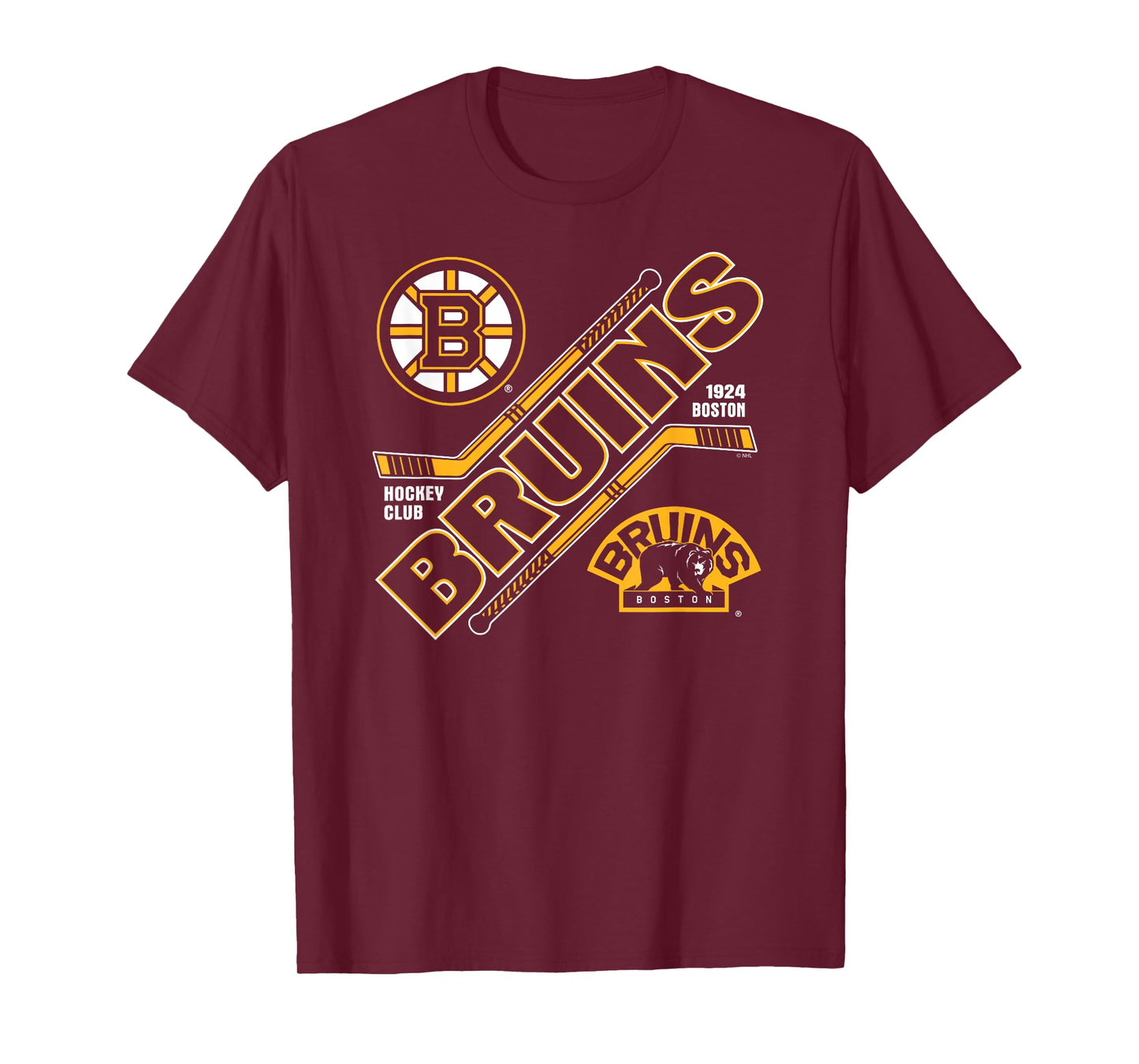 Boston Bruins Force Black Officially Licensed T-Shirt