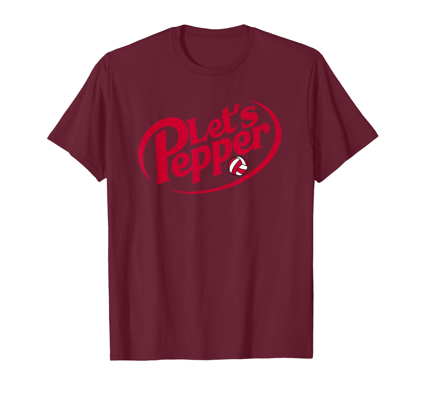 Funny Girls Volleyball Let's Pepper Practice Term Great T-Shirt