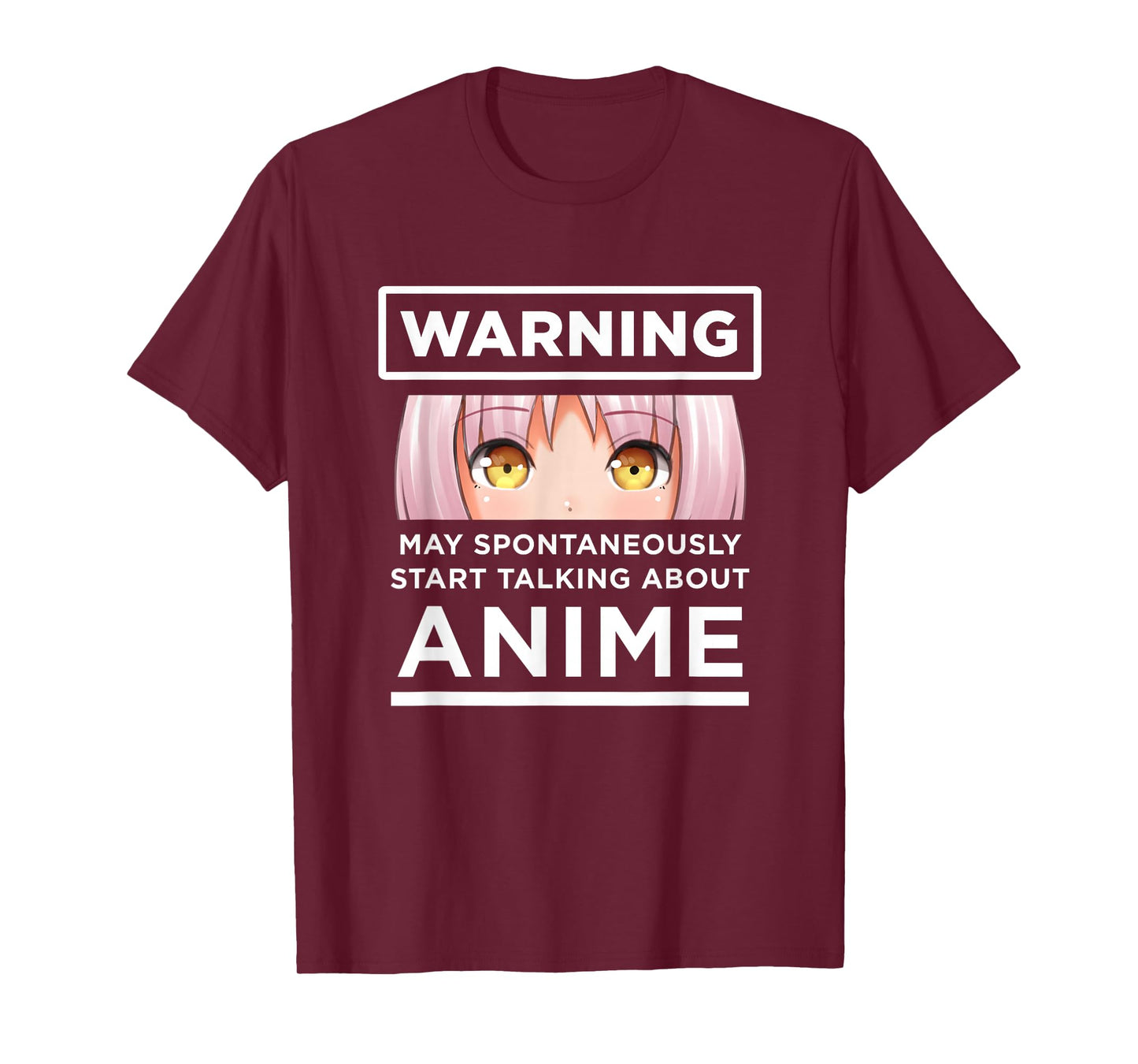 Warning May Spontaneously Start Talking About Anime T-Shirt