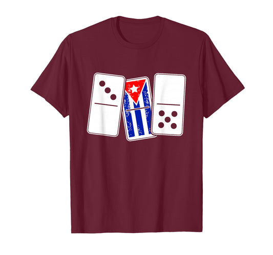 Funny Cuban Cubana Domino Player Gift 305 T-Shirt