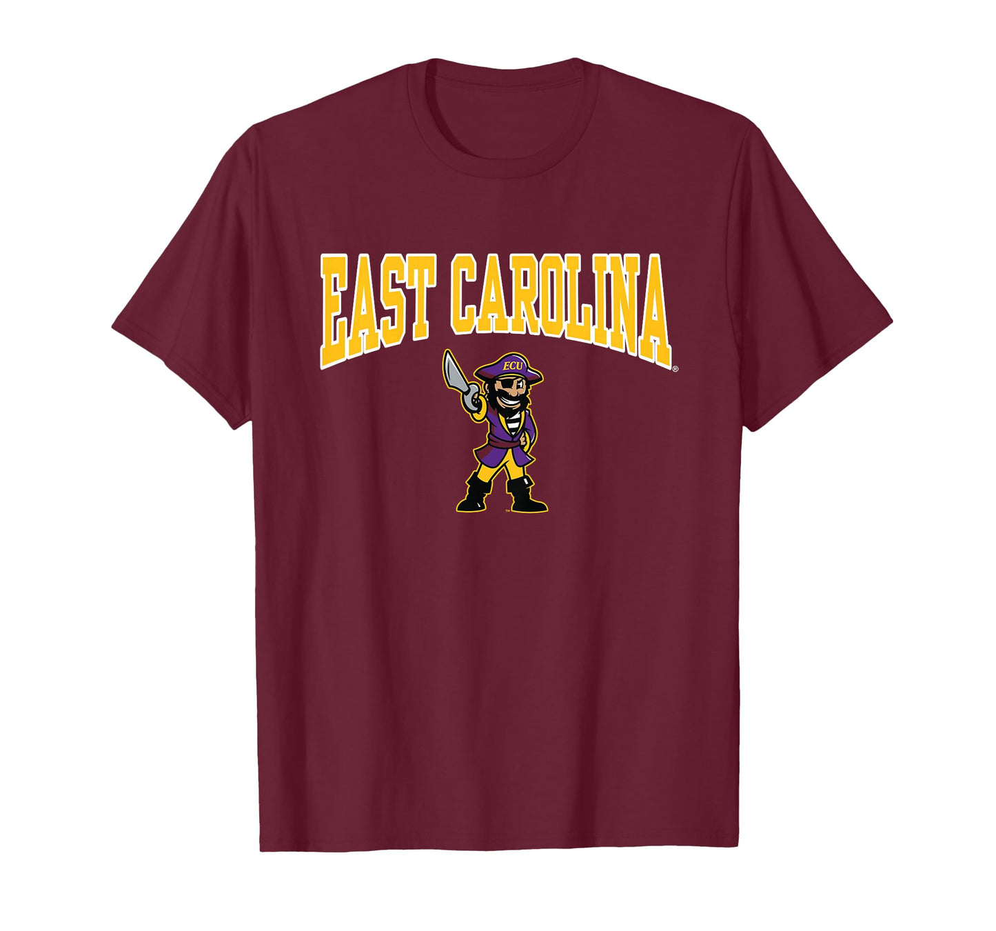 Kids East Carolina Pirates Kids Mascot Purple Officially Licensed T-Shirt
