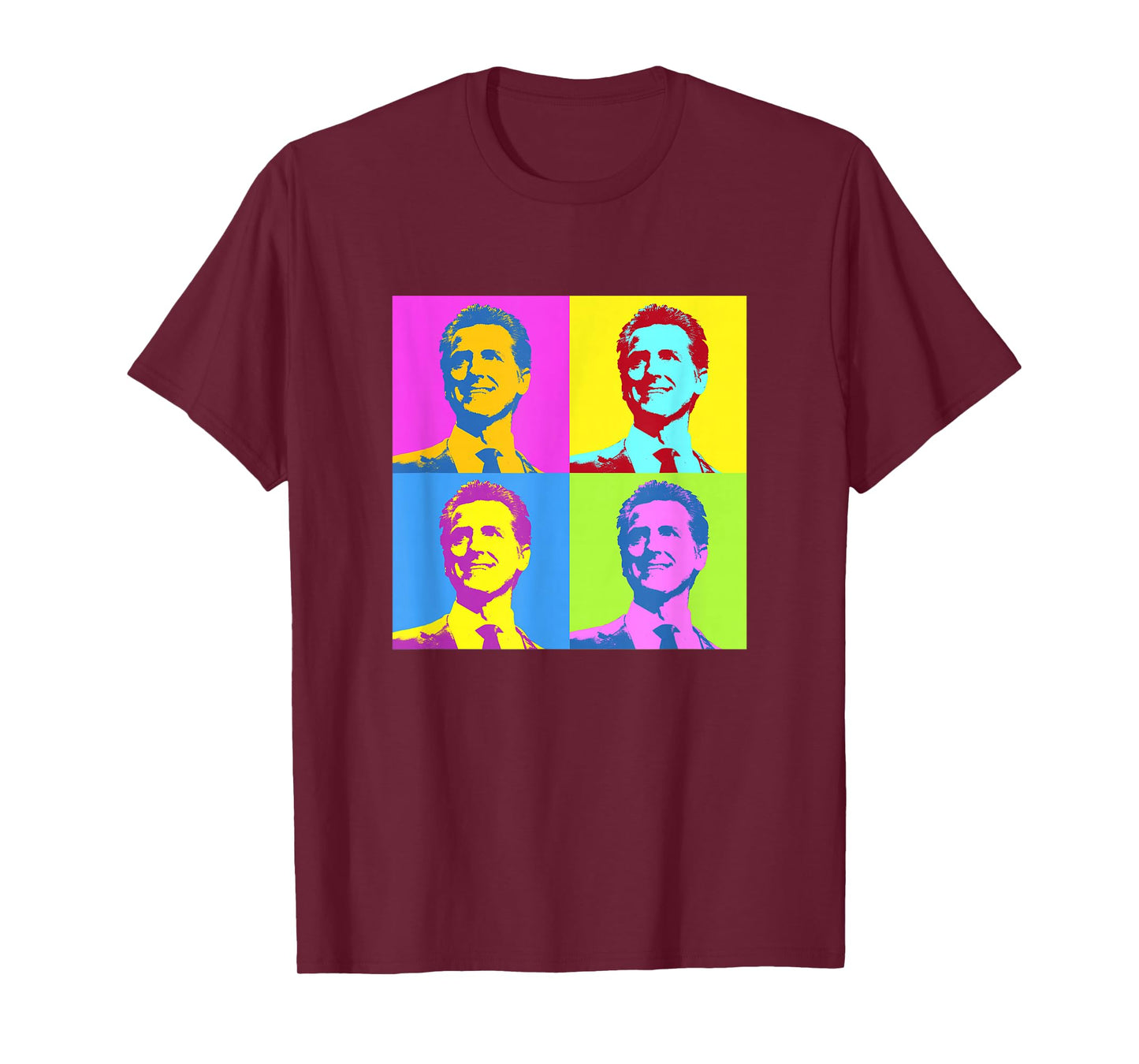 Gavin Newsom Retro Vintage Pop Art T-Shirt