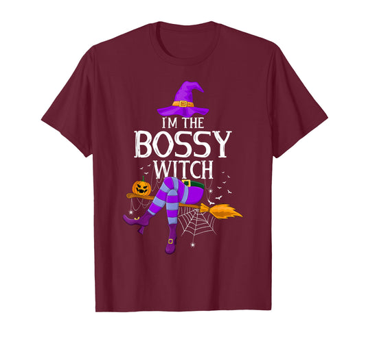Matching Family Costume I'm The Bossy Witch Halloween T-Shirt