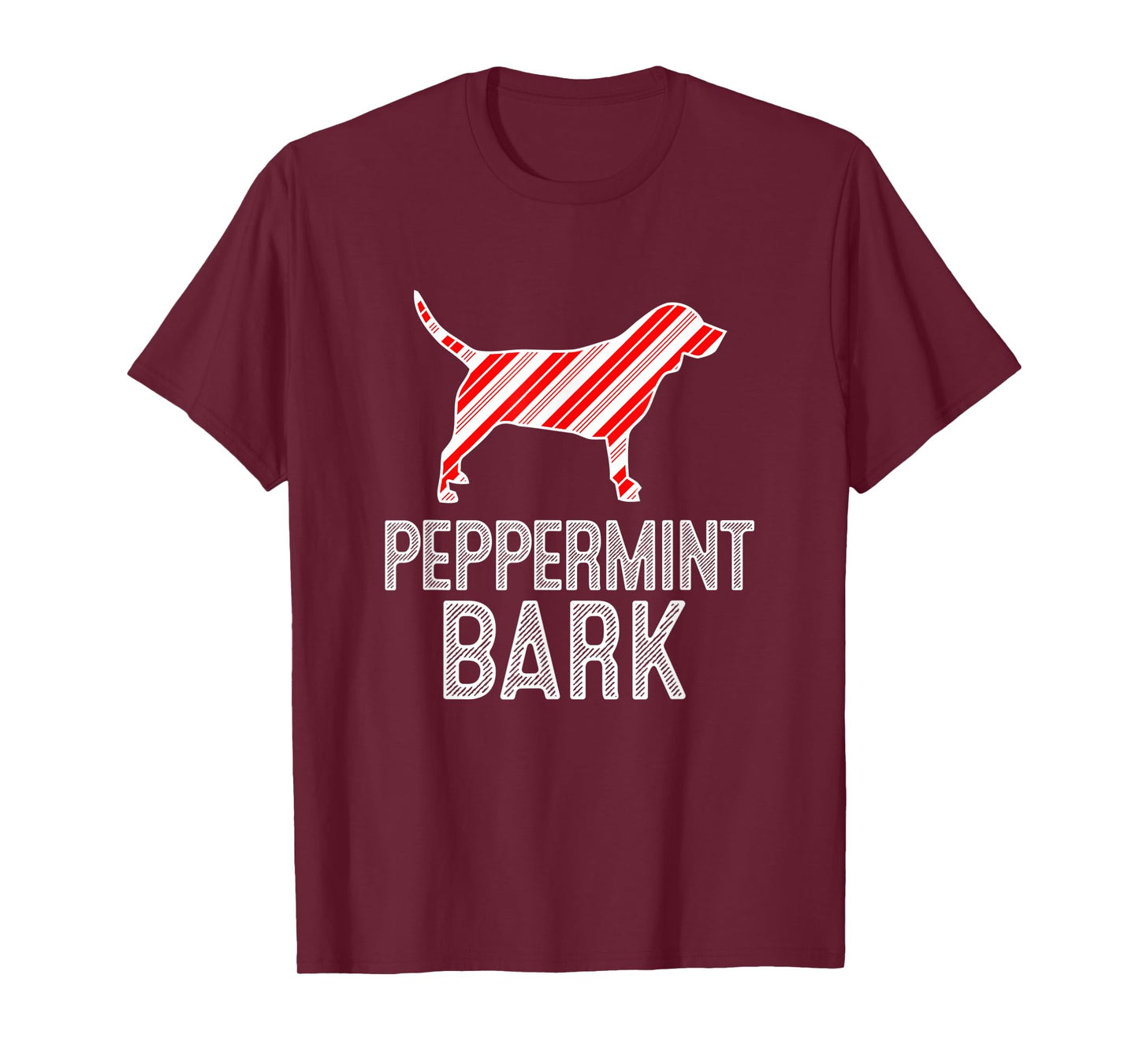 Beagle Peppermint Bark Christmas Dog T-Shirt