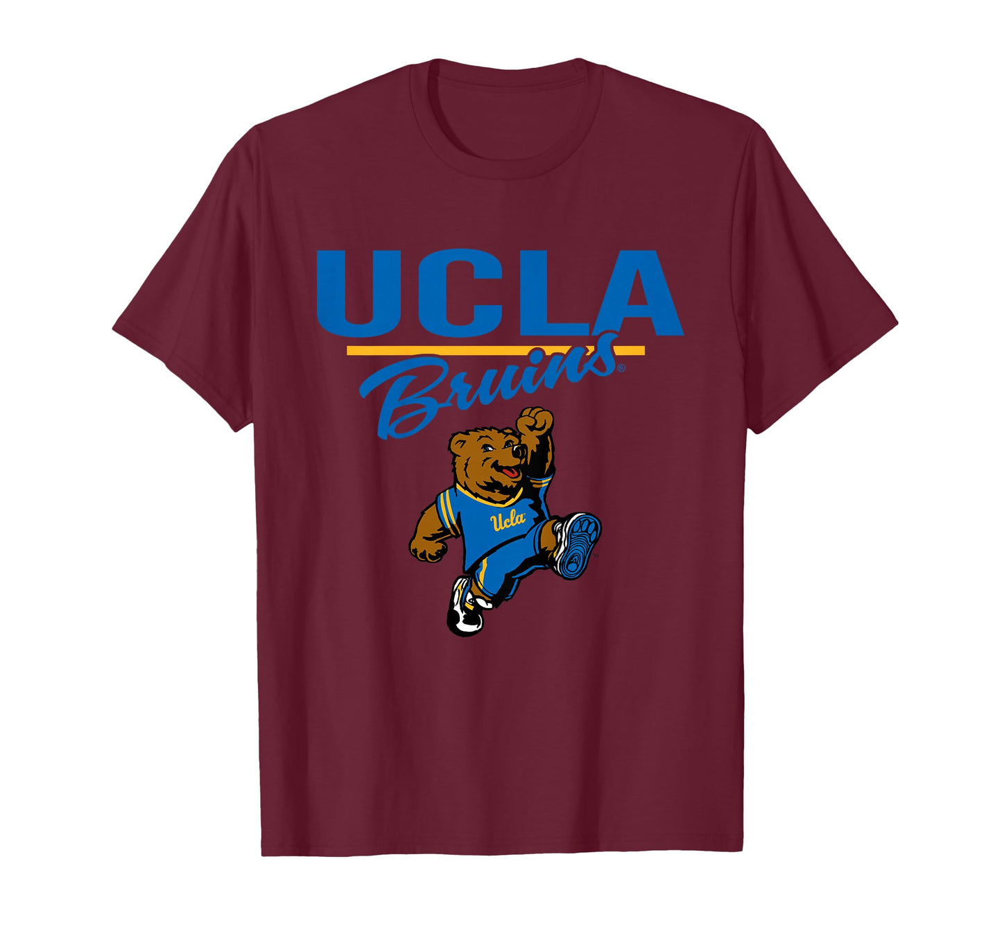 Kids UCLA Bruins Kid's Joe Bruin Mascot Gray Officially Licensed T-Shirt