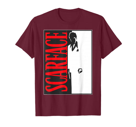 Scarface Black and White Movie Poster Graphic T-Shirt T-Shirt